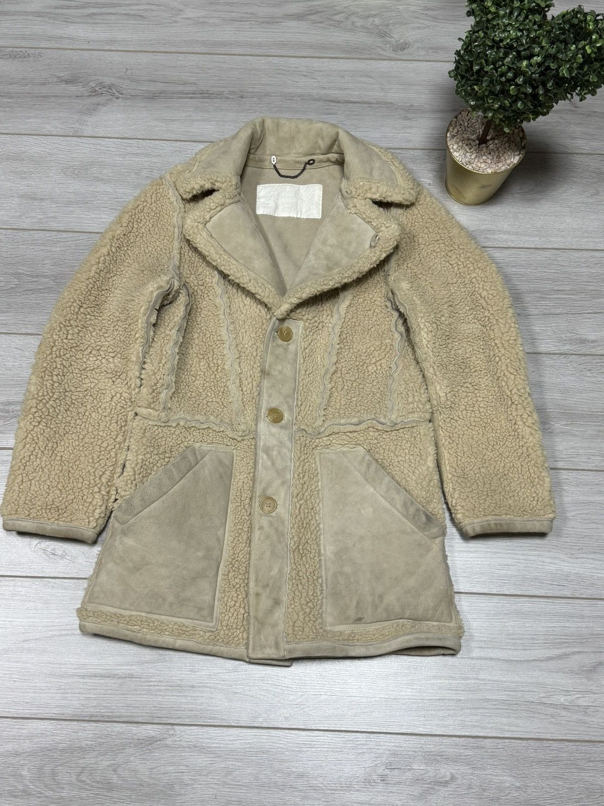 Maison Margiela Maison Margiela H&M reversed sheepskin leather coat jacket Size US S / EU 44-46 / 1 - 6 Thumbnail