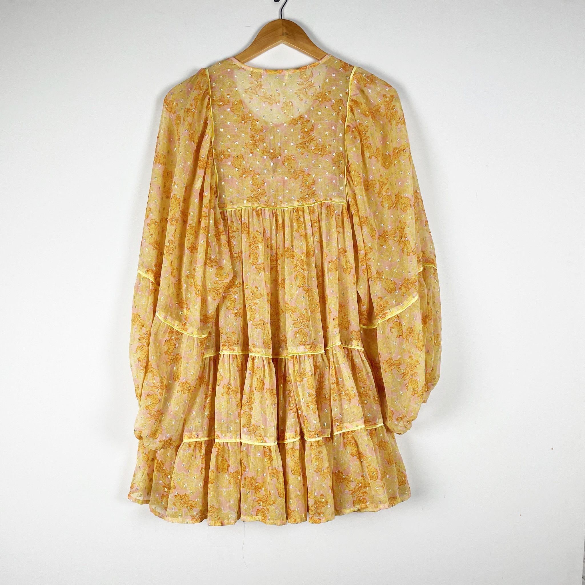 Free People Free People Free Swinging Tiered Chiffon Size S / US 4 / IT 40 - 3 Thumbnail