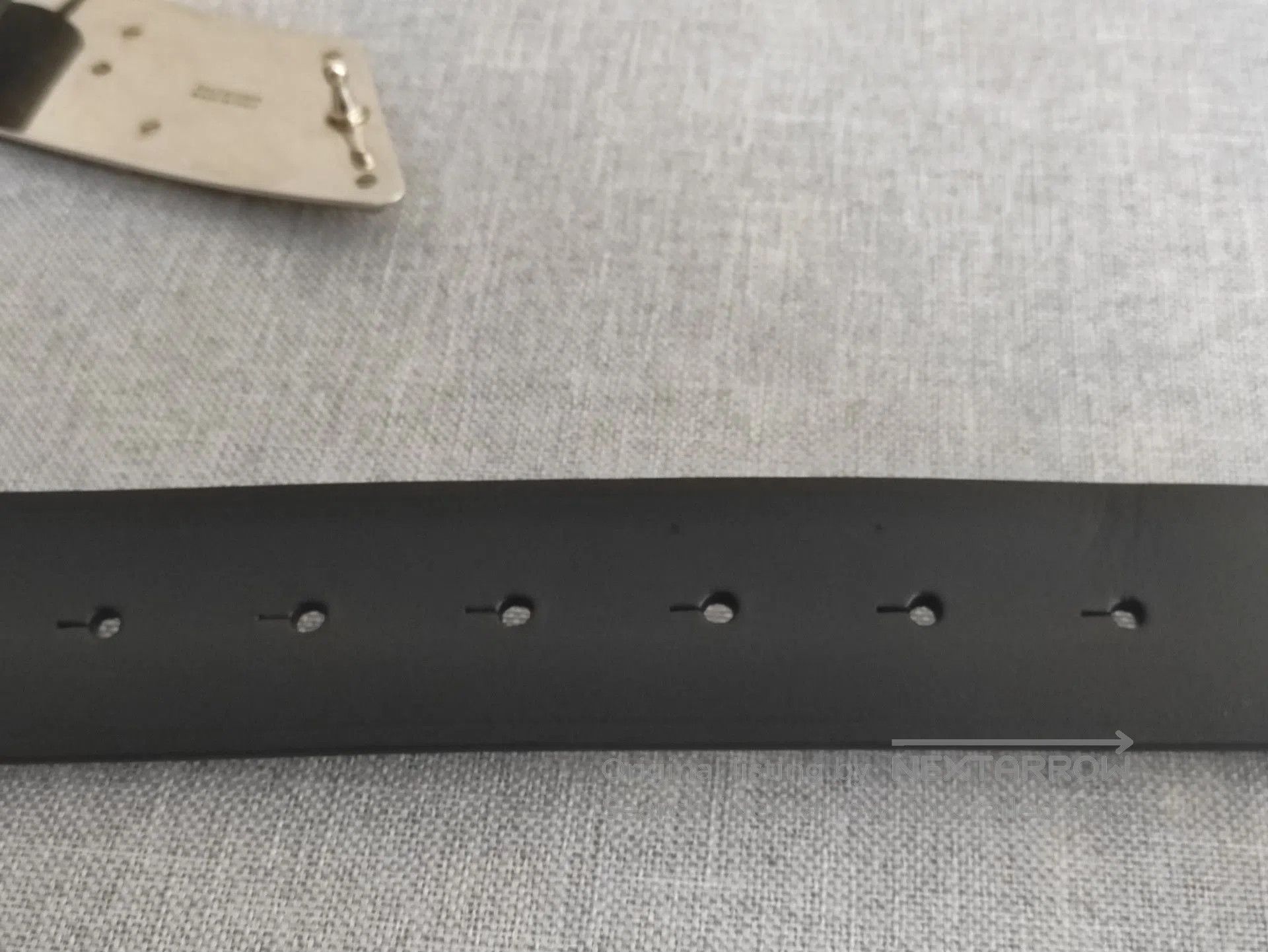 Balenciaga Balenciaga Runway Double B Black Leather Belt. Size ONE SIZE - 5 Thumbnail