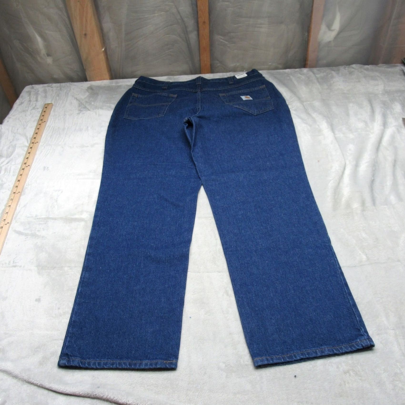 Carhartt VINTAGE Carhartt Jeans Mens 36x30 Medium Wash Denim Rugged Relaxed Fit Wide Leg Work NEW Size US 36 / EU 52 - 2 Thumbnail