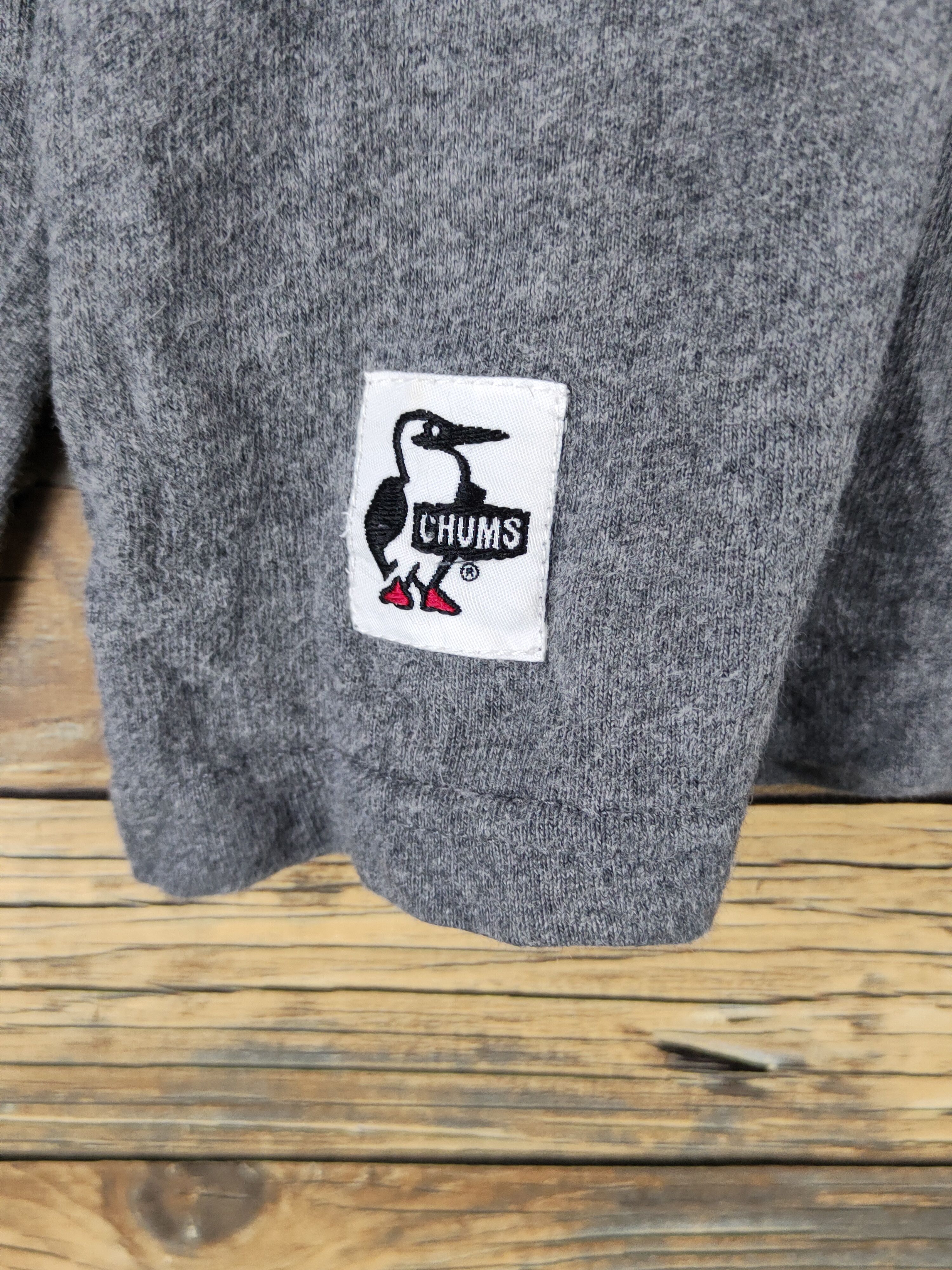 Chums Chums Dark Gray Long Sleeve T-shirts #W1680 Size US L / EU 52-54 / 3 - 5 Thumbnail