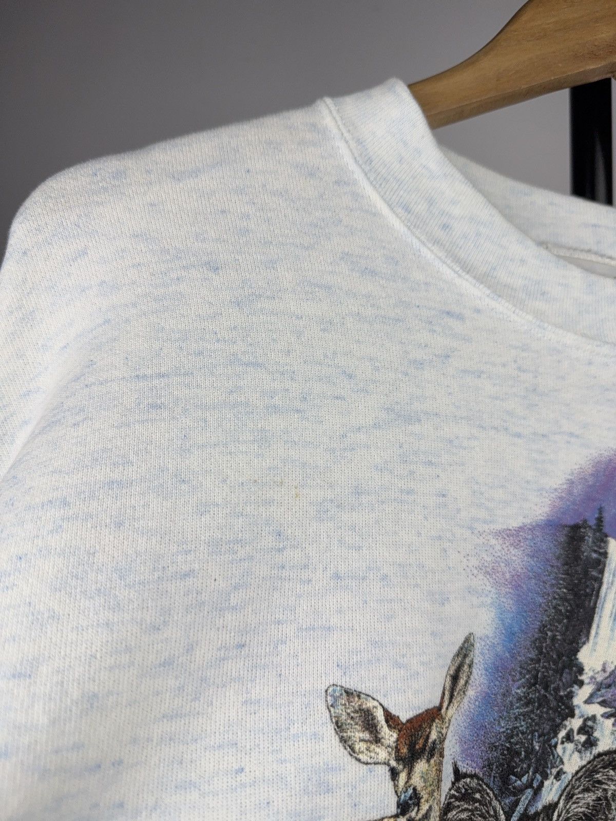 Habitat Vintage Retro 1994 USA Wildlife Animal Graphic Sweatshirt Size US L / EU 52-54 / 3 - 7 Thumbnail