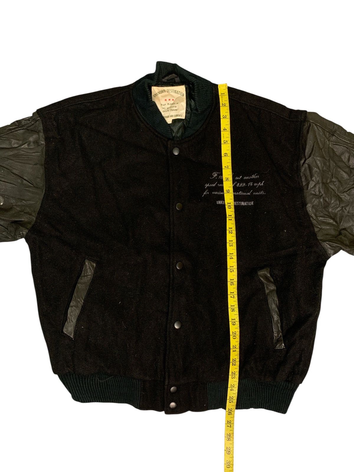 Japanese Brand Rare Design Vintage Unknown Destination Varsity Jackets Size US L / EU 52-54 / 3 - 8 Thumbnail