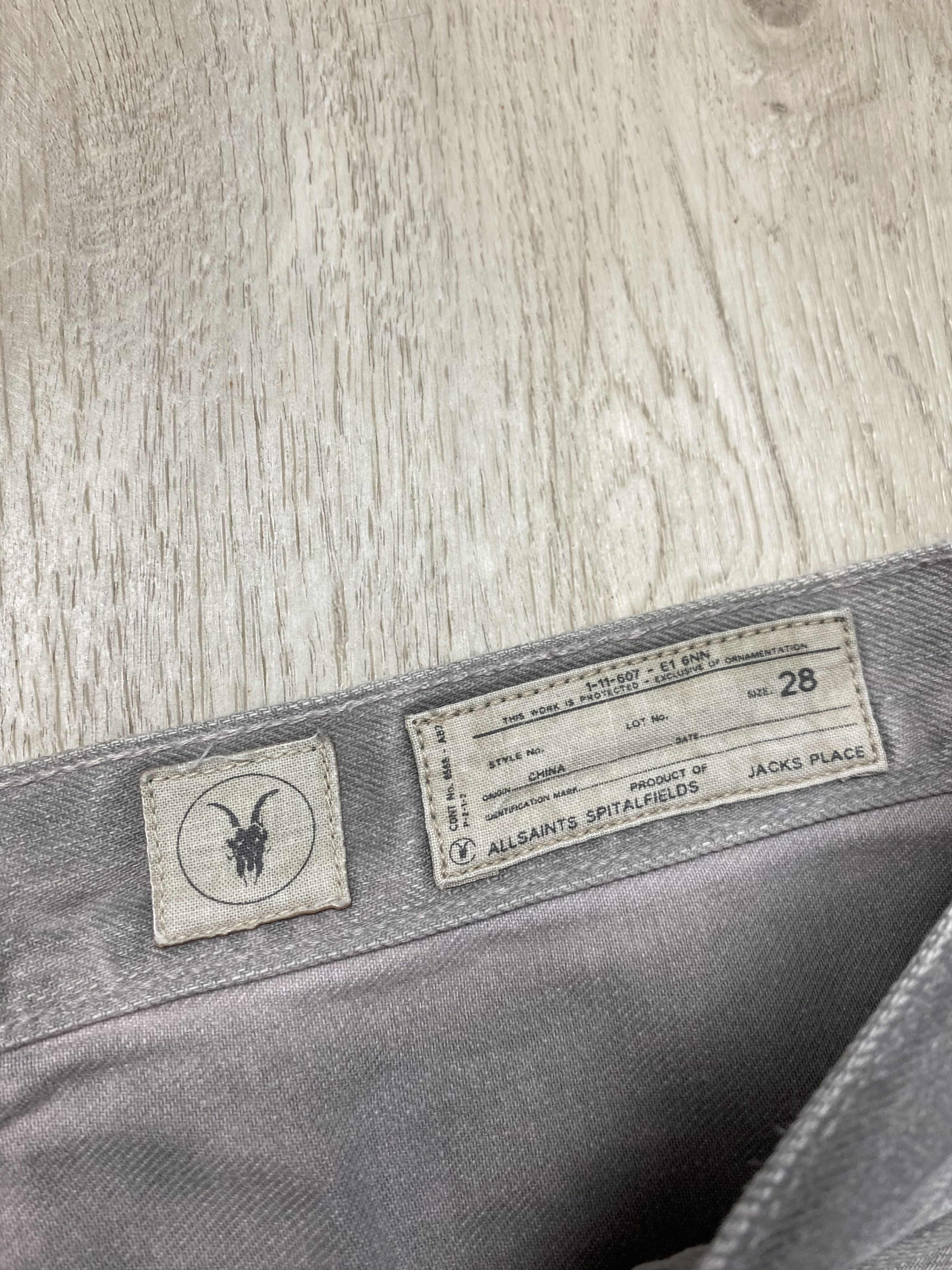 Allsaints Allsaints Mens Tumble Skinny Runner Denim Pants Jeans Size US 28 / EU 44 - 7 Thumbnail