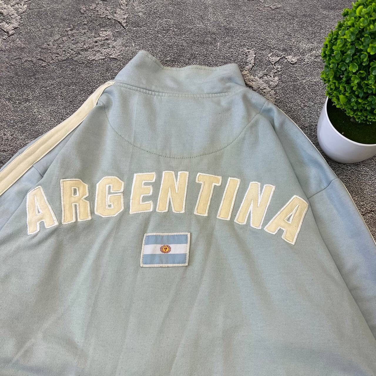 Japanese Brand × Vintage Vintage Argentina Team🇦🇷 #10 Boxy Olympi Zip Jacket Y2k Size US L / EU 52-54 / 3 - 21 Thumbnail