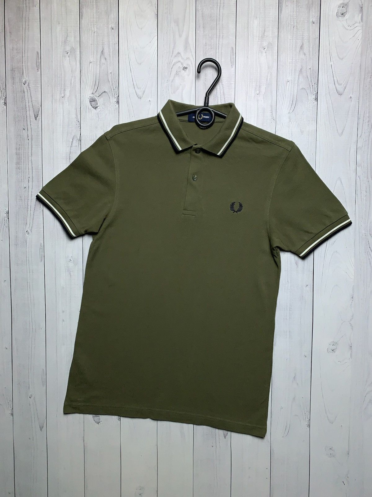 Fred Perry Vintage Fred Perry polo olive size S khaki Size US S / EU 44-46 / 1 - 1 Thumbnail