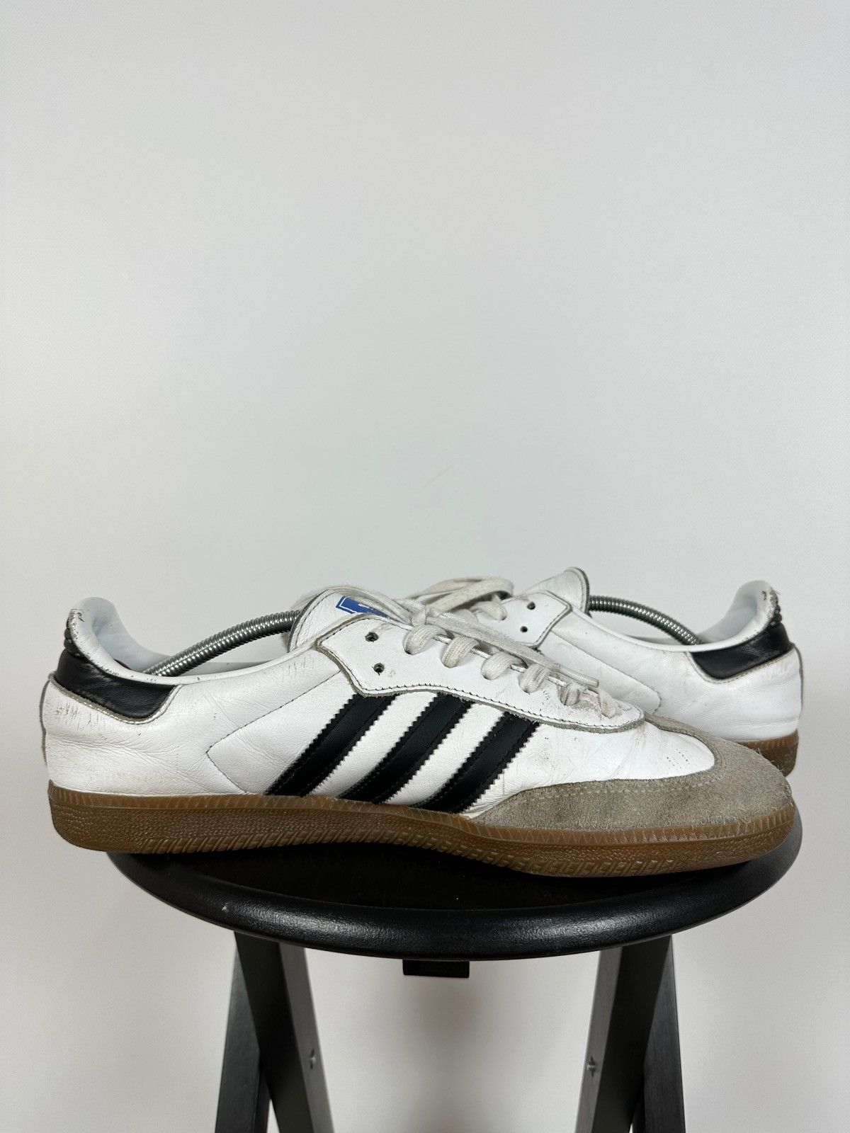 Adidas Vintage Adidas Samba Leather Low Top Sneakers Size US 13 / EU 46 - 11 Thumbnail