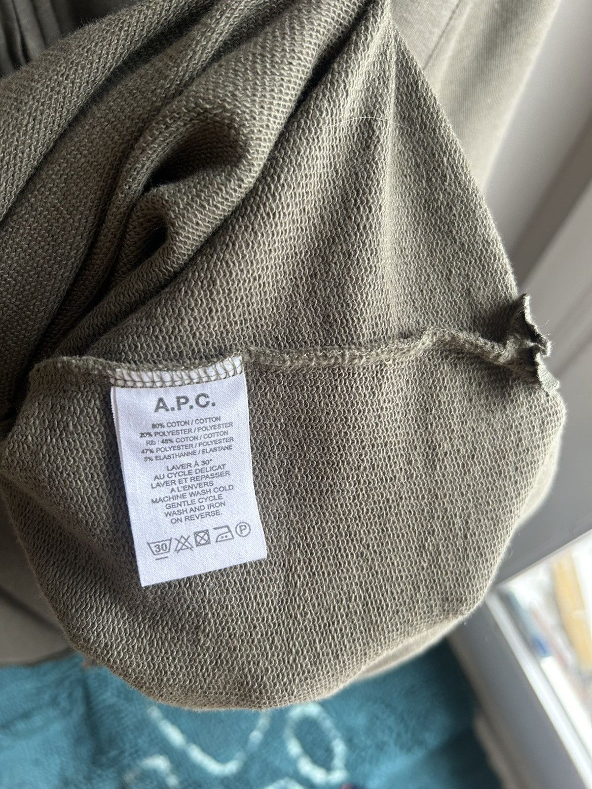 A.P.C. APC French Terry Quarter Zip Size US XL / EU 56 / 4 - 5 Thumbnail