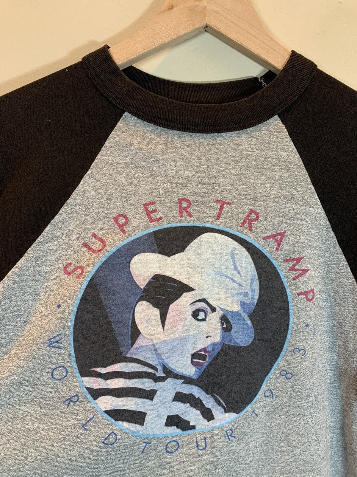 Band Tees × Vintage RARE Vintage 1983 Supertramp World Tour Single Stitch Shirt Size US M / EU 48-50 / 2 - 3 Thumbnail