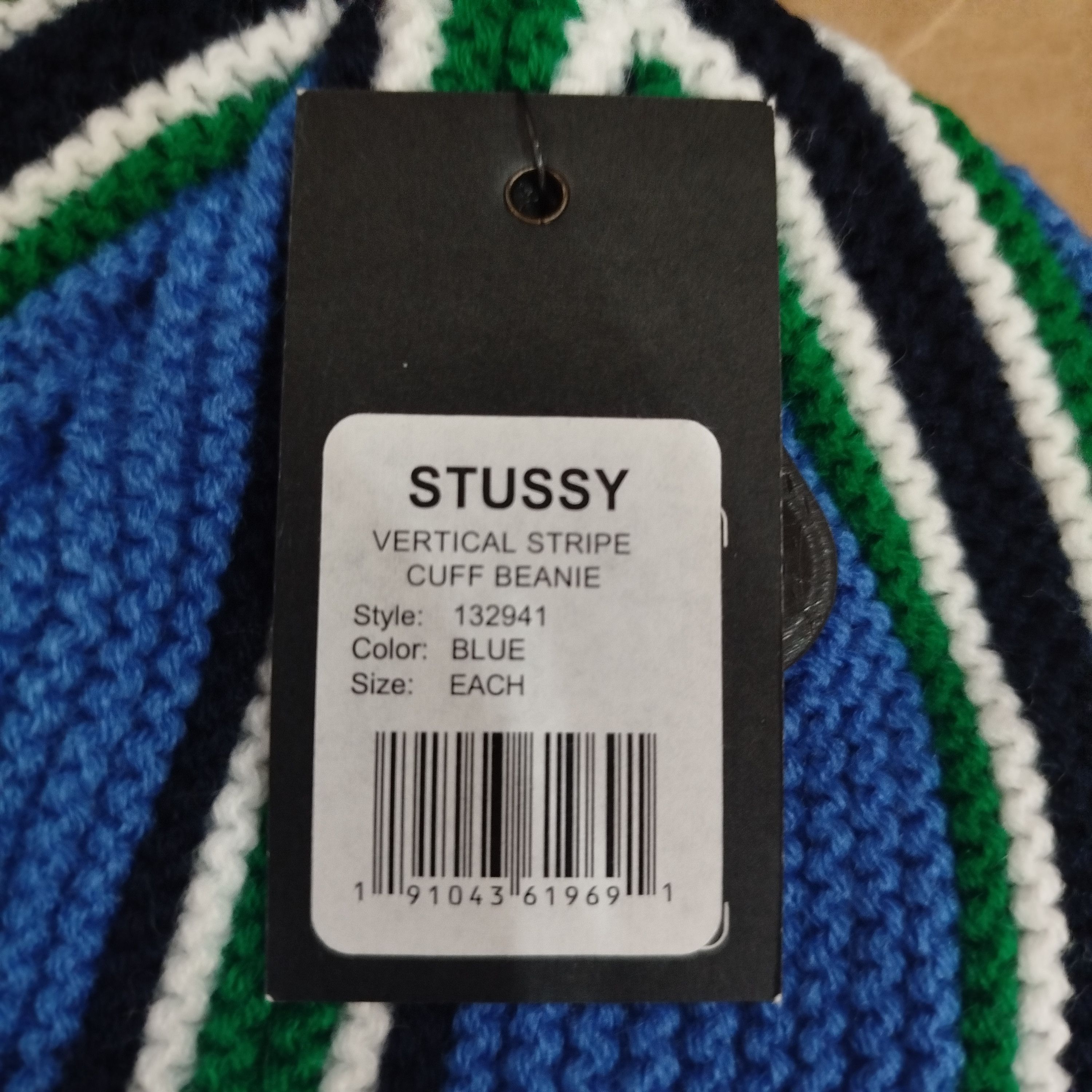 Stussy STUSSY VERTICAL STRIPE CUFF BEANIE Size ONE SIZE - 3 Thumbnail