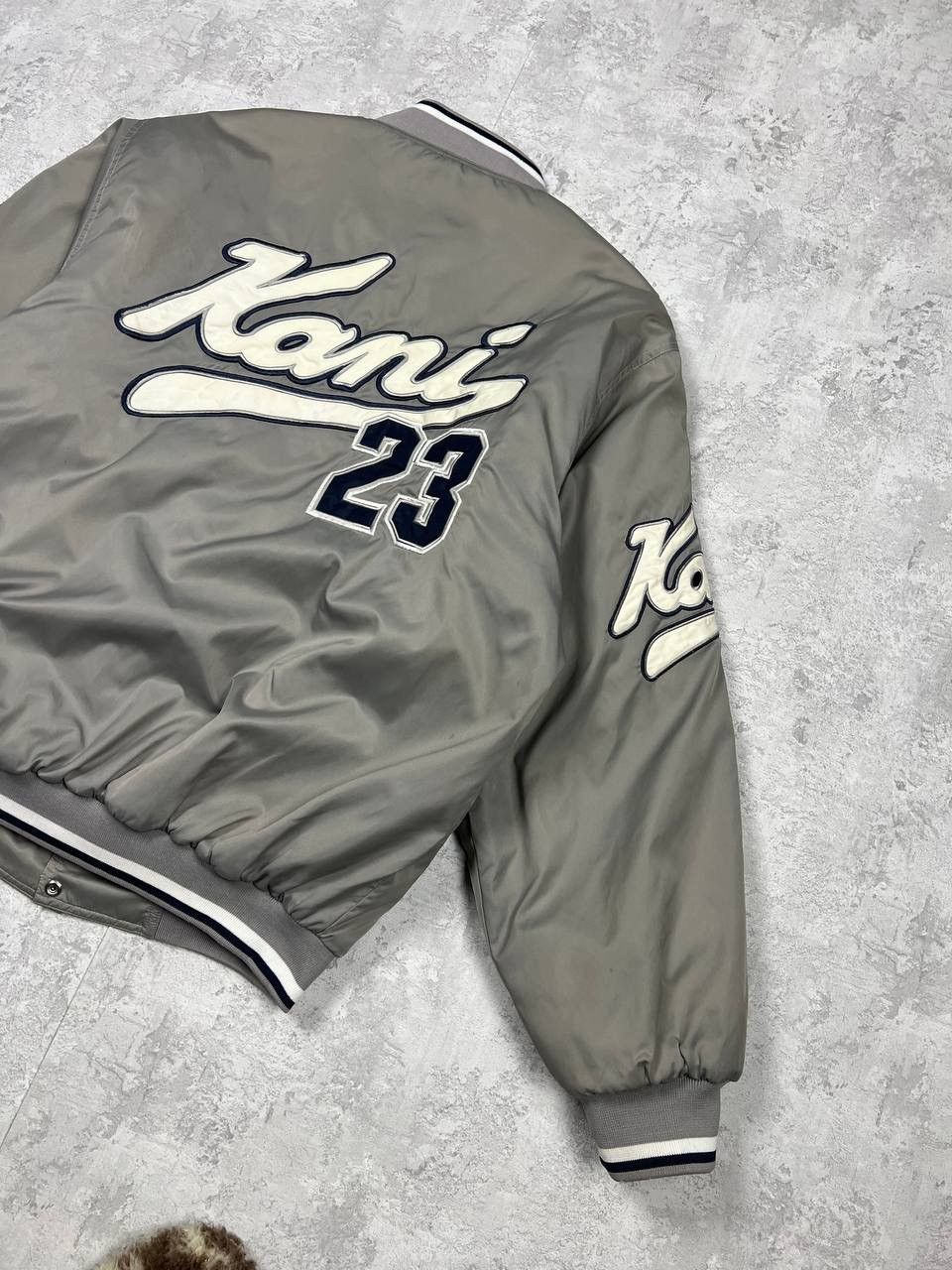 Karl Kani Vintage Karl Kani Iconic Bomber Jacket 23 Brooklyn Size US L / EU 52-54 / 3 - 3 Thumbnail