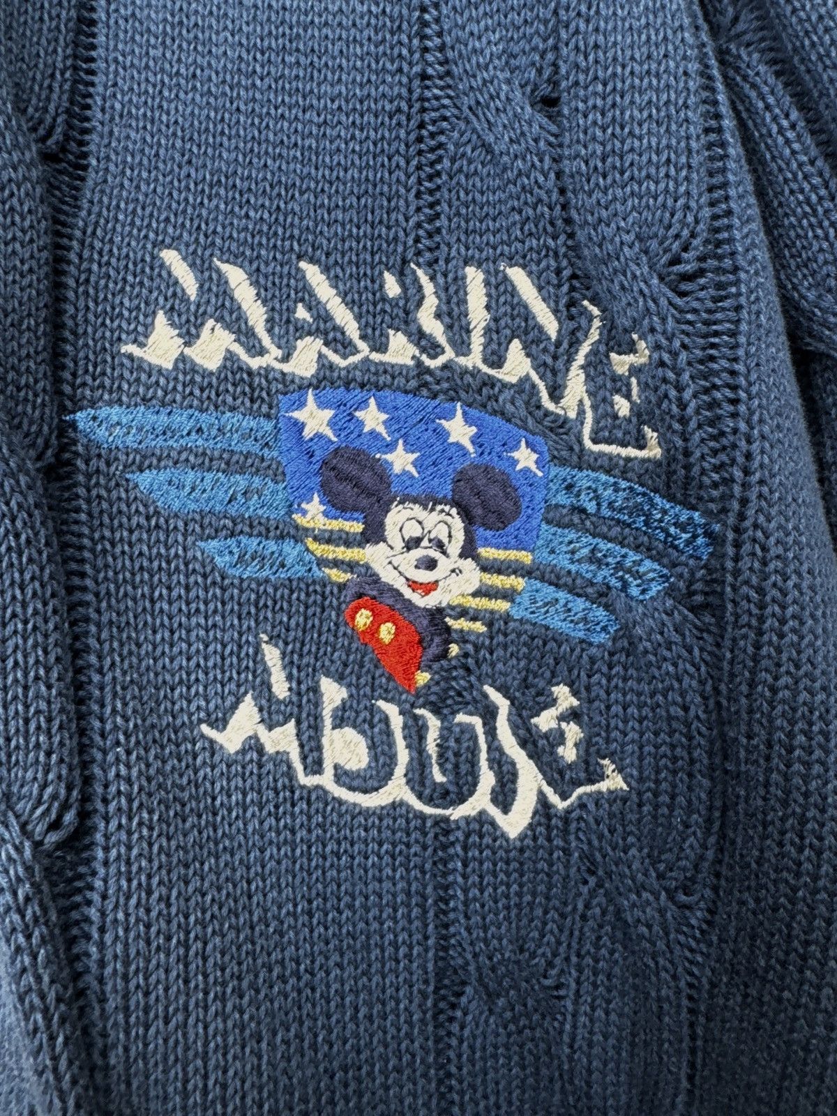 Iceberg ICEBERG Disney Mickey Marine Mouse Cotton faded Cardigan Size US L / EU 52-54 / 3 - 5 Thumbnail