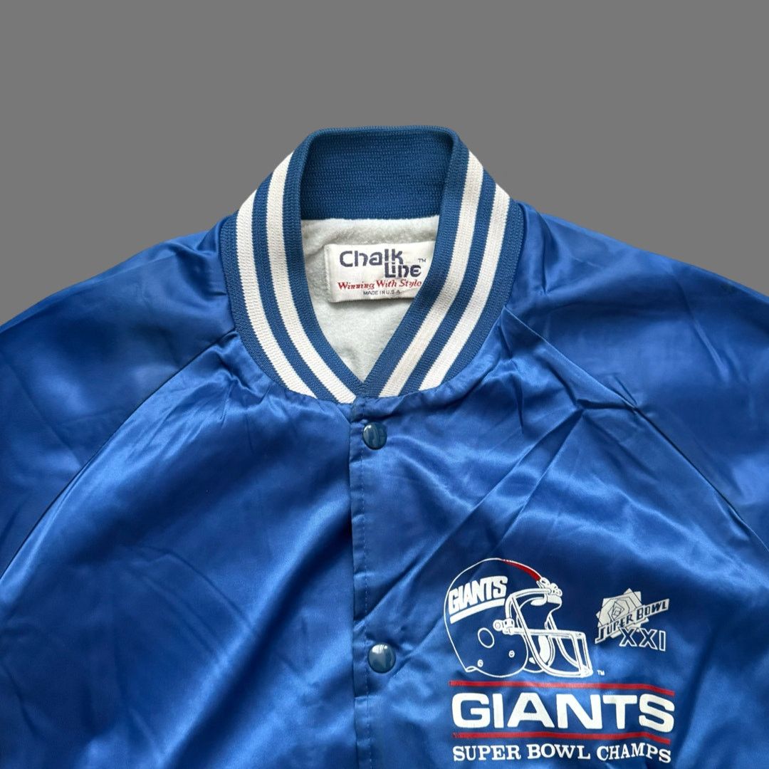 Chalk Line Chalk Line NY Giants NFL 80s Superbowl XXI Jacket Size L GUC Size US L / EU 52-54 / 3 - 3 Thumbnail