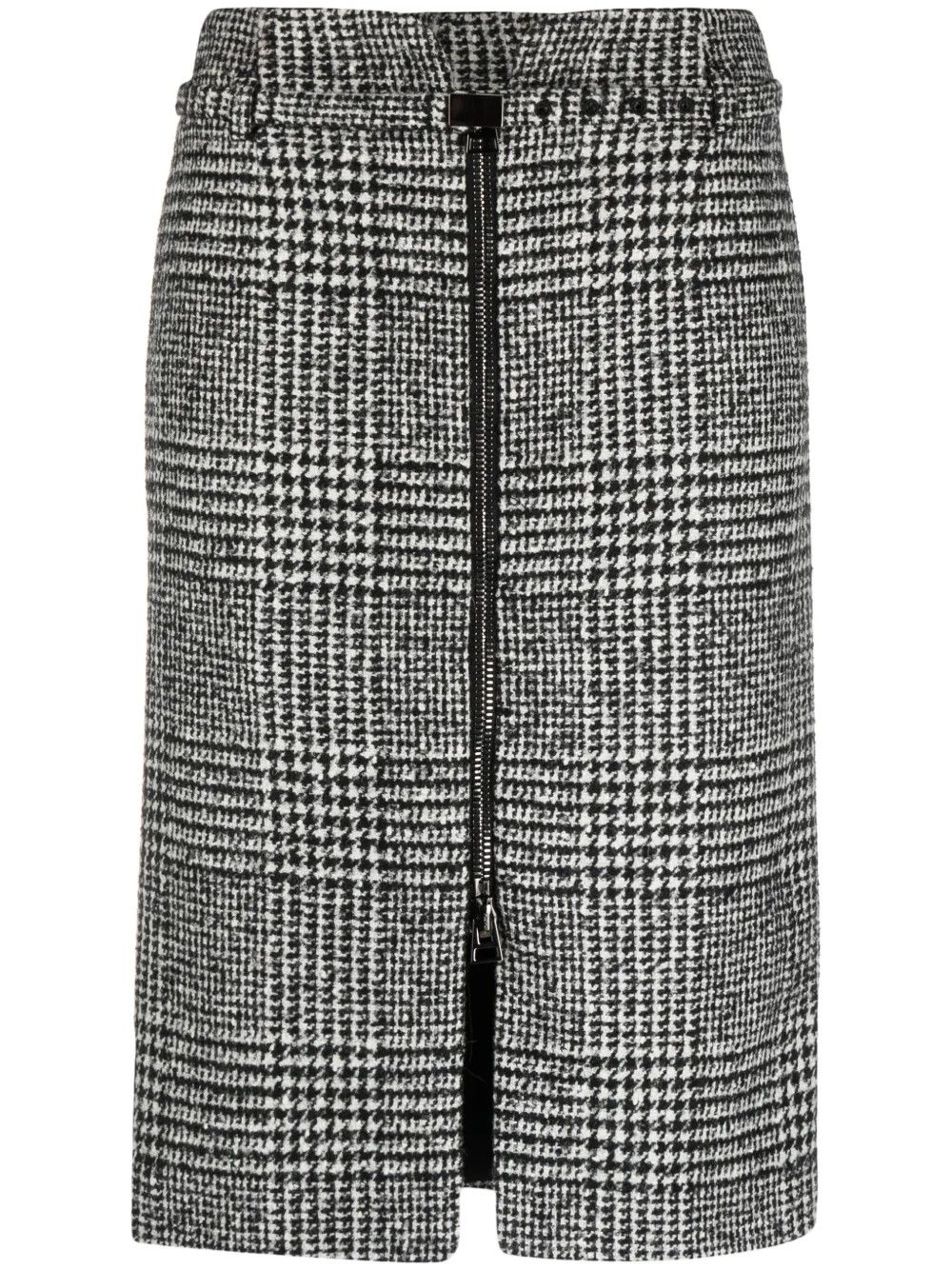 Tom Ford o1y0226 Midi Skirt in Gray/White Size 26" / US 2 / IT 38 - 1 Thumbnail