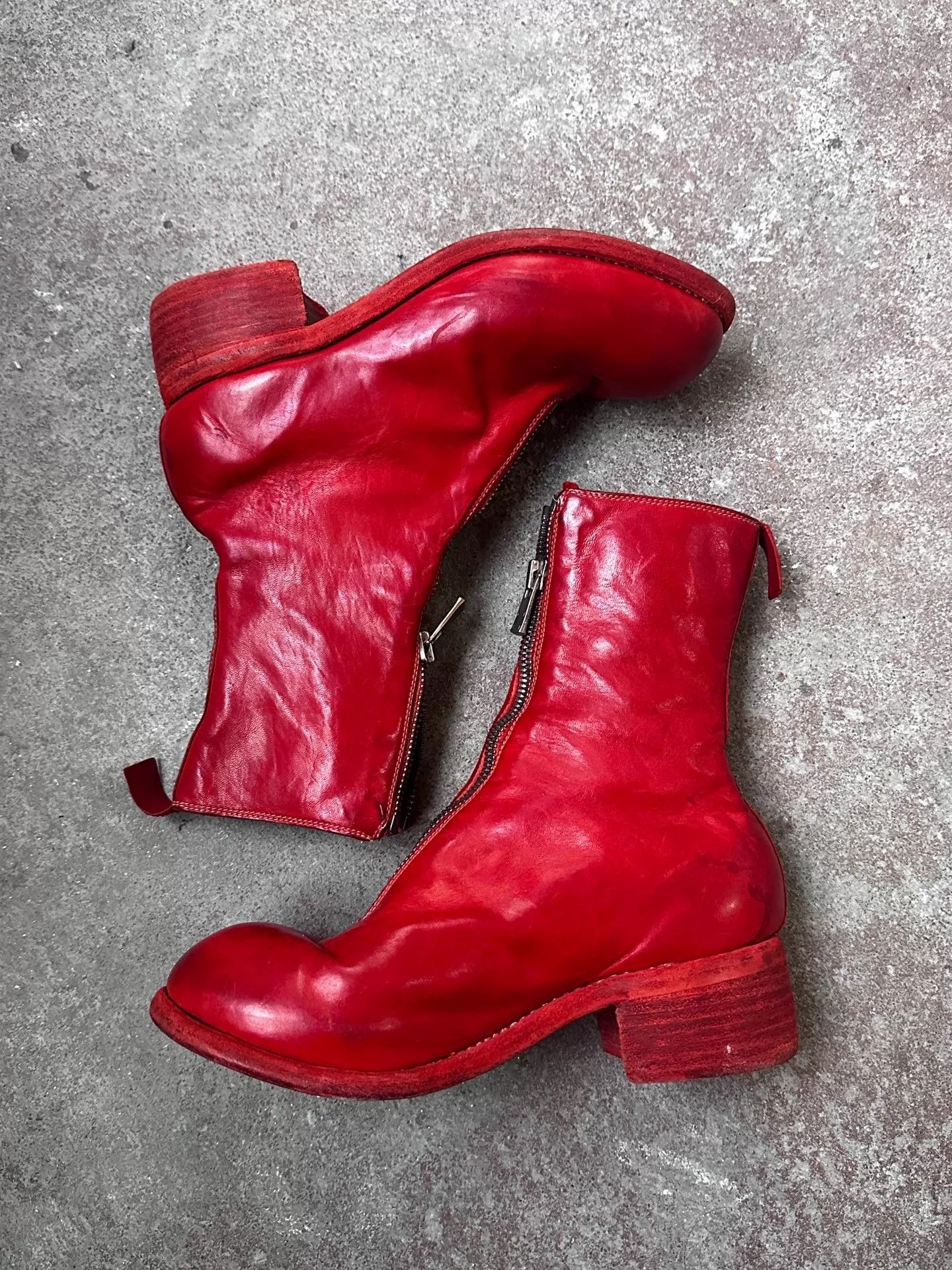 Guidi Guidi PL2 Red Horse Leather Boots Size US 6 / IT 36 - 4 Thumbnail