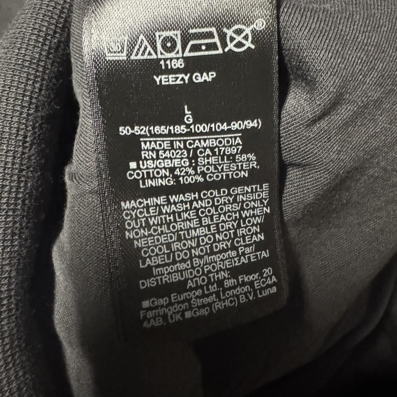 Balenciaga × Gap × Yeezy Yeezy Gap Balenciaga Black Dove Hoodie Size US L / EU 52-54 / 3 - 5 Thumbnail