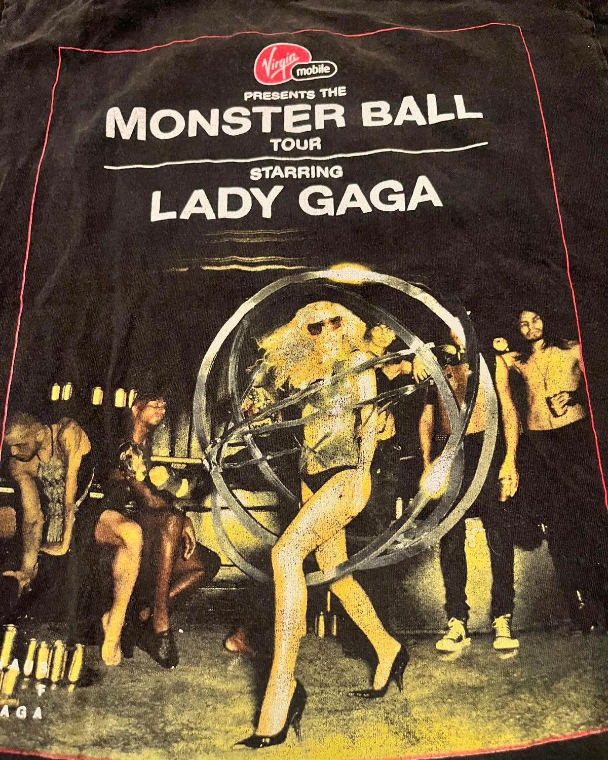Vintage Y2K lady Gaga tee Size US S / EU 44-46 / 1 - 2 Thumbnail