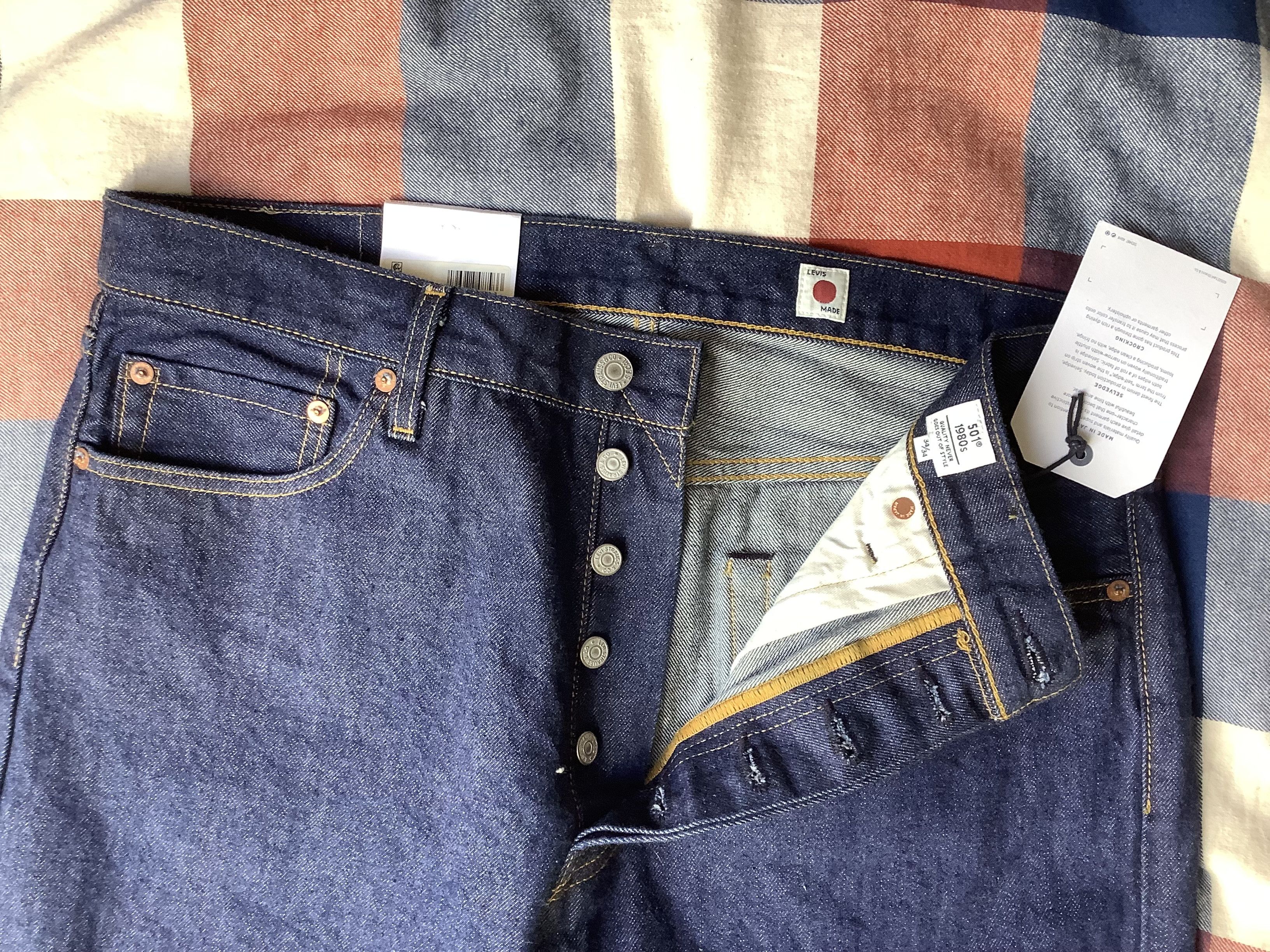 Levi's Levis Blue Label - Made in Japan - 501 Size US 34 / EU 50 - 5 Thumbnail