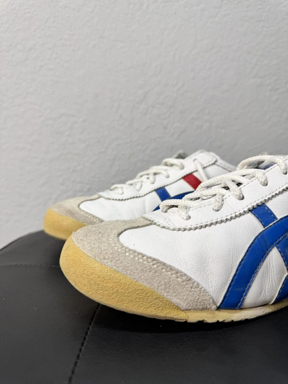 Asics × Onitsuka Tiger × Vintage Vintage Onitsuka Tiger Shoes Suede 66 Kill Bill Asics White Size US 9.5 / IT 39.5 - 4 Thumbnail