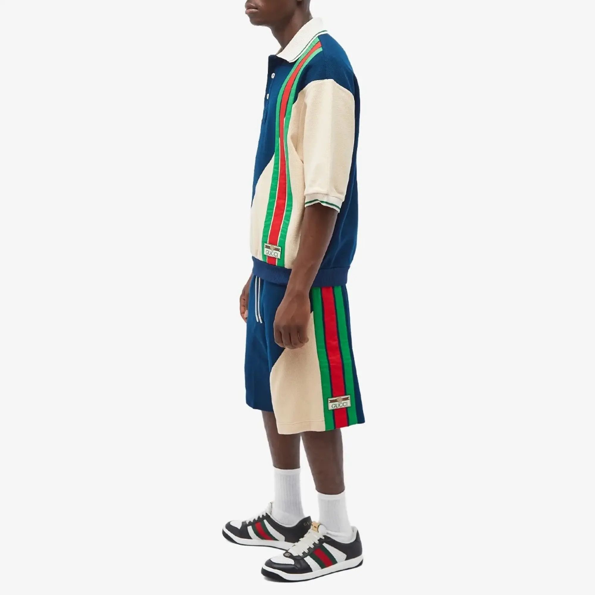 Gucci o1s1wg110125 Basket Short Cotton Wool in Multicolor Size US 30 / EU 46 - 3 Thumbnail