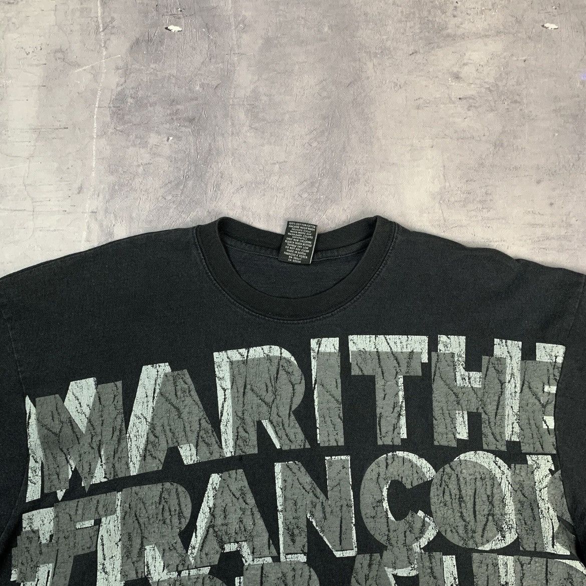 Marithe + Francois Girbaud Rare! Marithe Francois Girbaud Big Logo Tee Overprint Avant Size US XXL / EU 58 / 5 - 10 Thumbnail