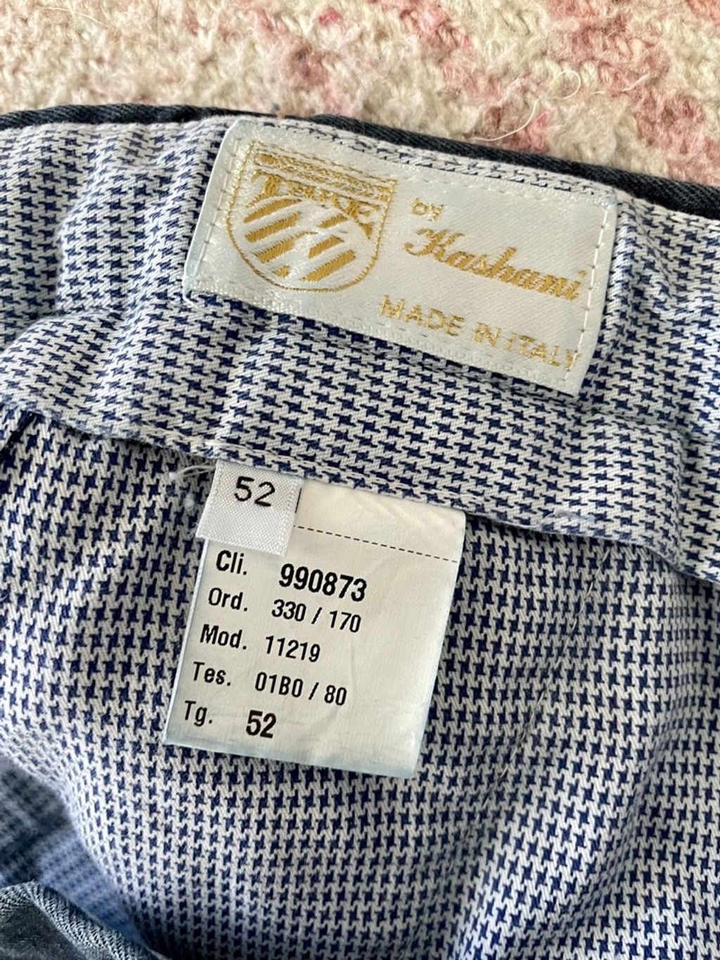 Vintage Indigo Dyed Straight Fit Chinos 34x28.5 Size US 34 / EU 50 - 4 Thumbnail