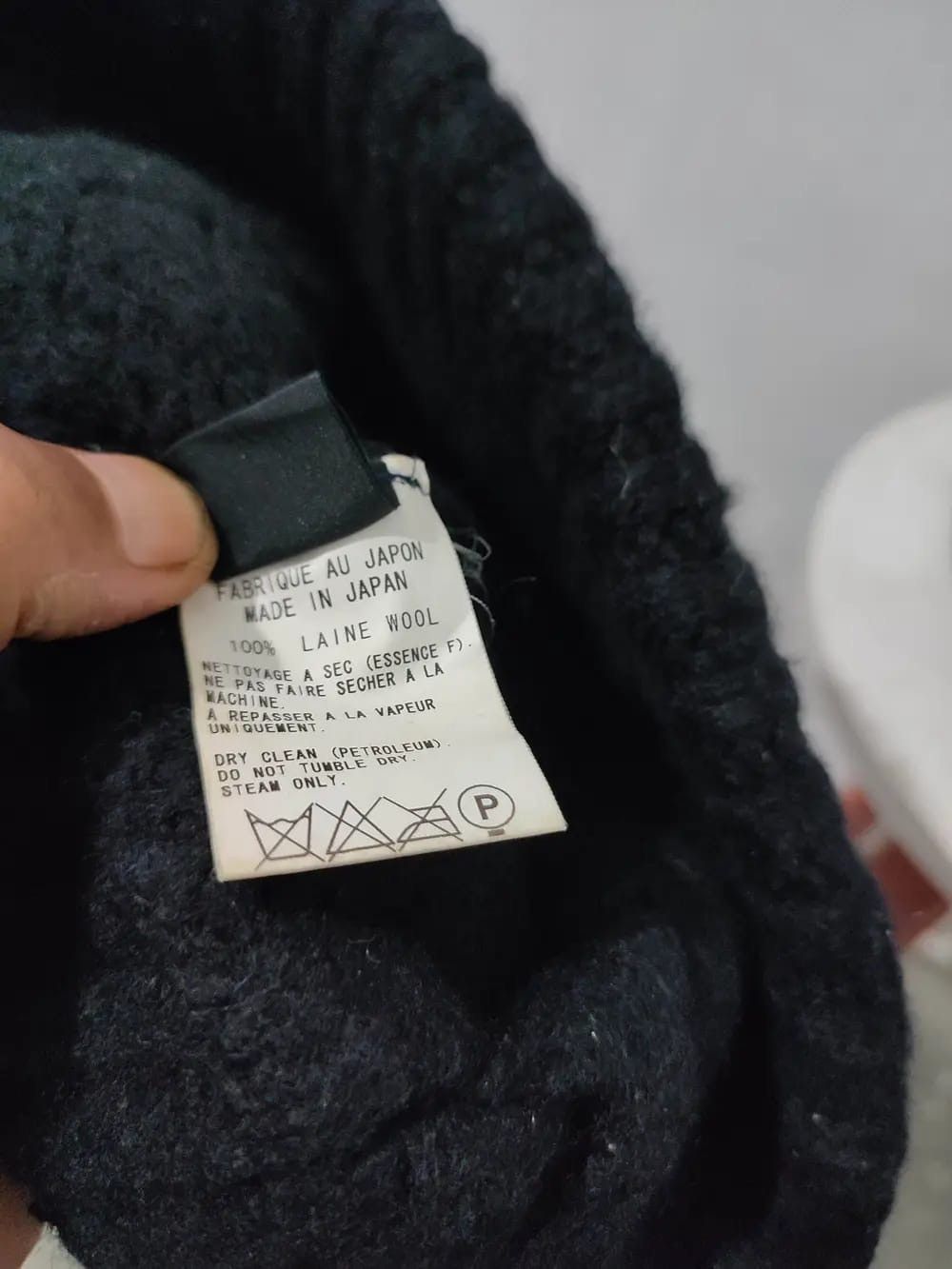 Y's × Yohji Yamamoto Y's Yohji Yamamoto cable Knitted Wool Beanie hats Size ONE SIZE - 7 Thumbnail