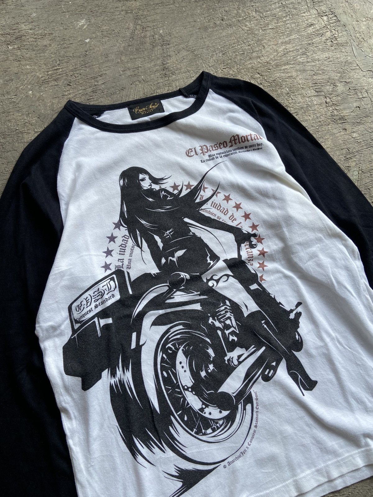 Hysteric Glamour 2000s Eversoul x Anarchist JPN - Long Sleeve T-Shirt Size M / US 6-8 / IT 42-44 - 2 Thumbnail