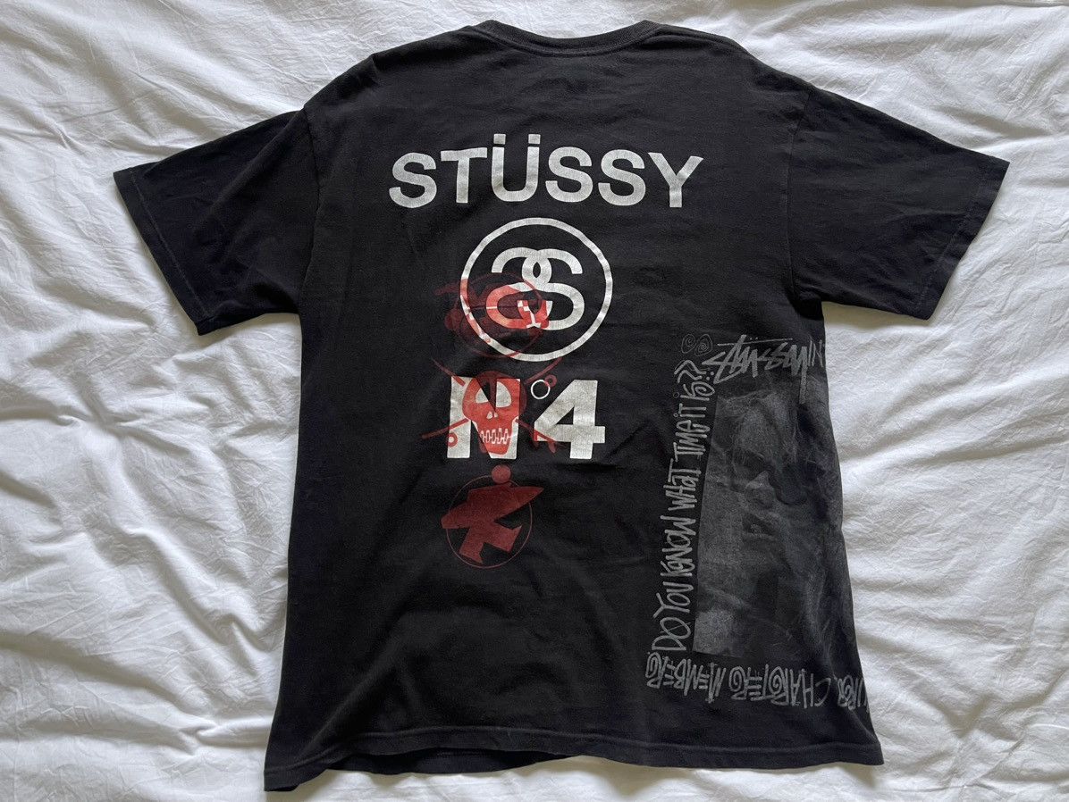 アイドル Stussy Laura Tee Black L stussy(ステューシー) 25SS「LAURA TEE」ラウラTシャツ ブラック
