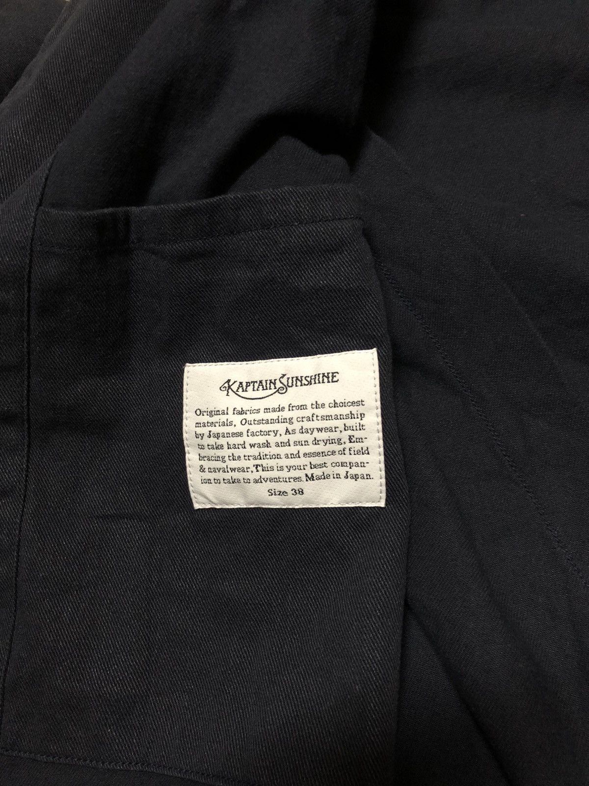 Kaptain Sunshine Vintage Workwear Chore Jacket Changing Button Size US M / EU 48-50 / 2 - 9 Thumbnail