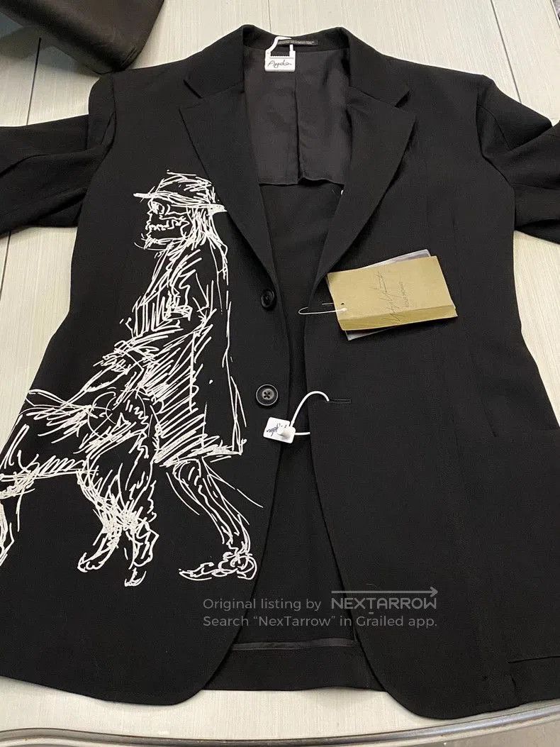 Yohji Yamamoto Yohji Yamamoto 16SS Short Blazer. Size US M / EU 48-50 / 2 - 2 Thumbnail