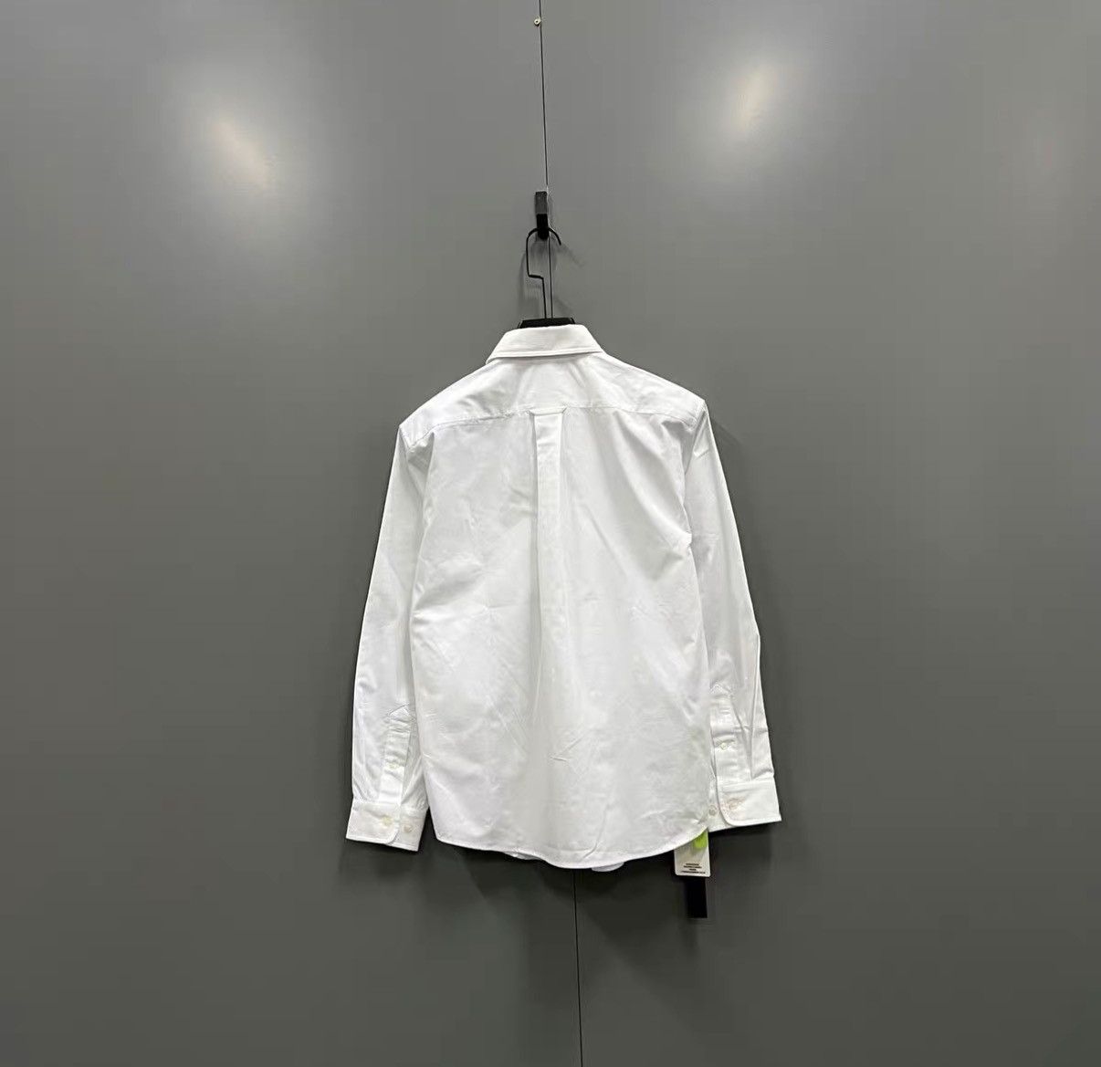 Miu Miu Miu Miu 2024 White Logo Patch Shirt J41 Size S / US 4 / IT 40 - 2 Thumbnail