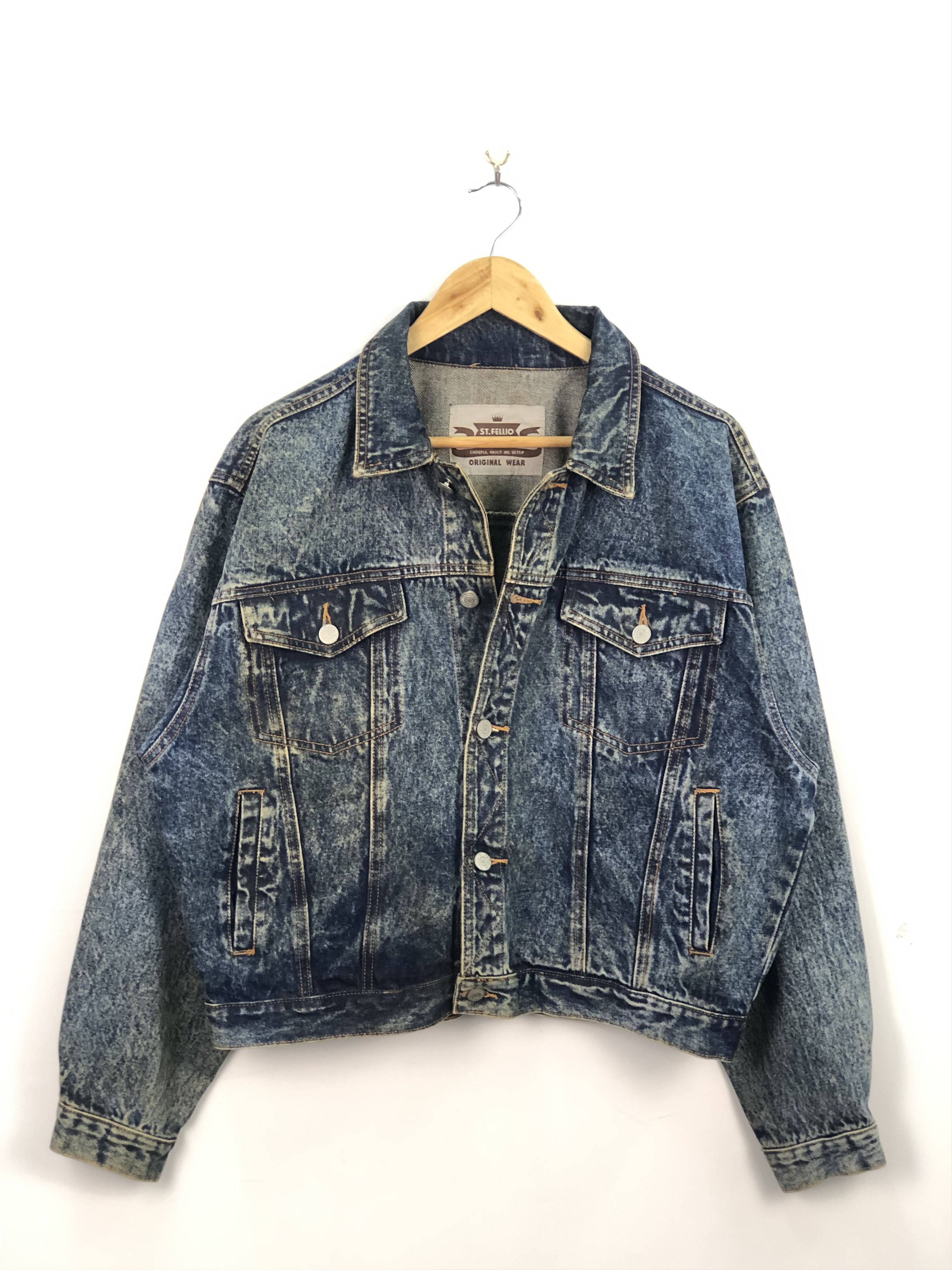 Japanese Brand Vintage Japanese Brand Trucker Denim J0303 Size US M / EU 48-50 / 2 - 1 Thumbnail