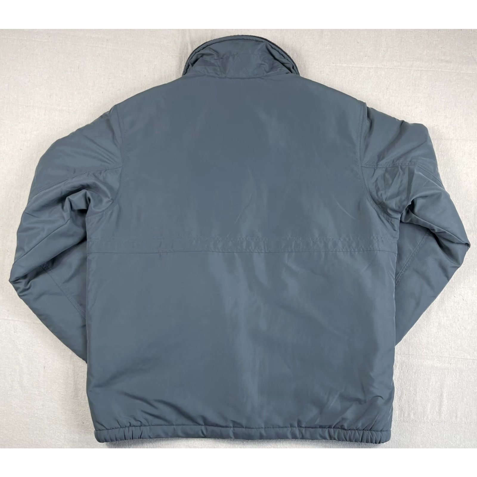 Vintage Columbia Mens Jacket L Gray Fleece Lined Full Zip Bomber Ski Hiking Casual Outdoor Logo Embroidered Zip Size US L / EU 52-54 / 3 - 3 Thumbnail
