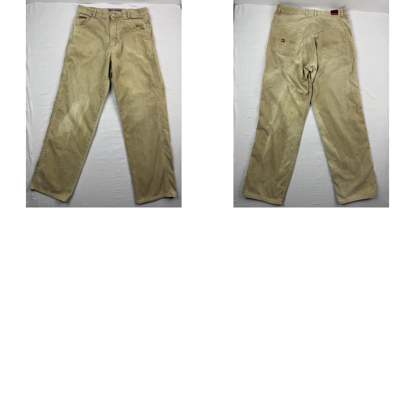 Quiksilver VINTAGE Quiksilver Corduroy Pants Adult 34x32 Khaki Relaxed Hipster Faded Surf Beige Men Regular 34 Corduroy Pants Hipster Surf Quiksilver Men Size US 34 / EU 50 - 11 Thumbnail