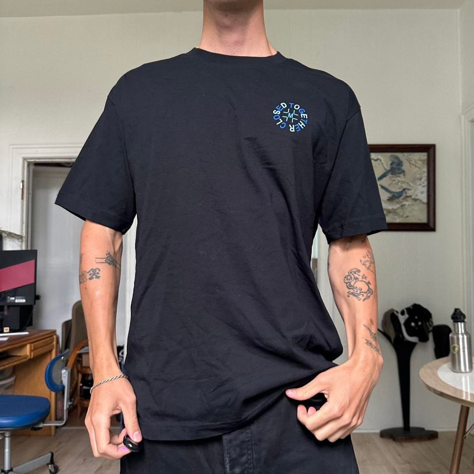CLOSED Rare 2022 Closed x Millinsky Embroidered Designer Tee Shirt Size US M / EU 48-50 / 2 - 6 Thumbnail