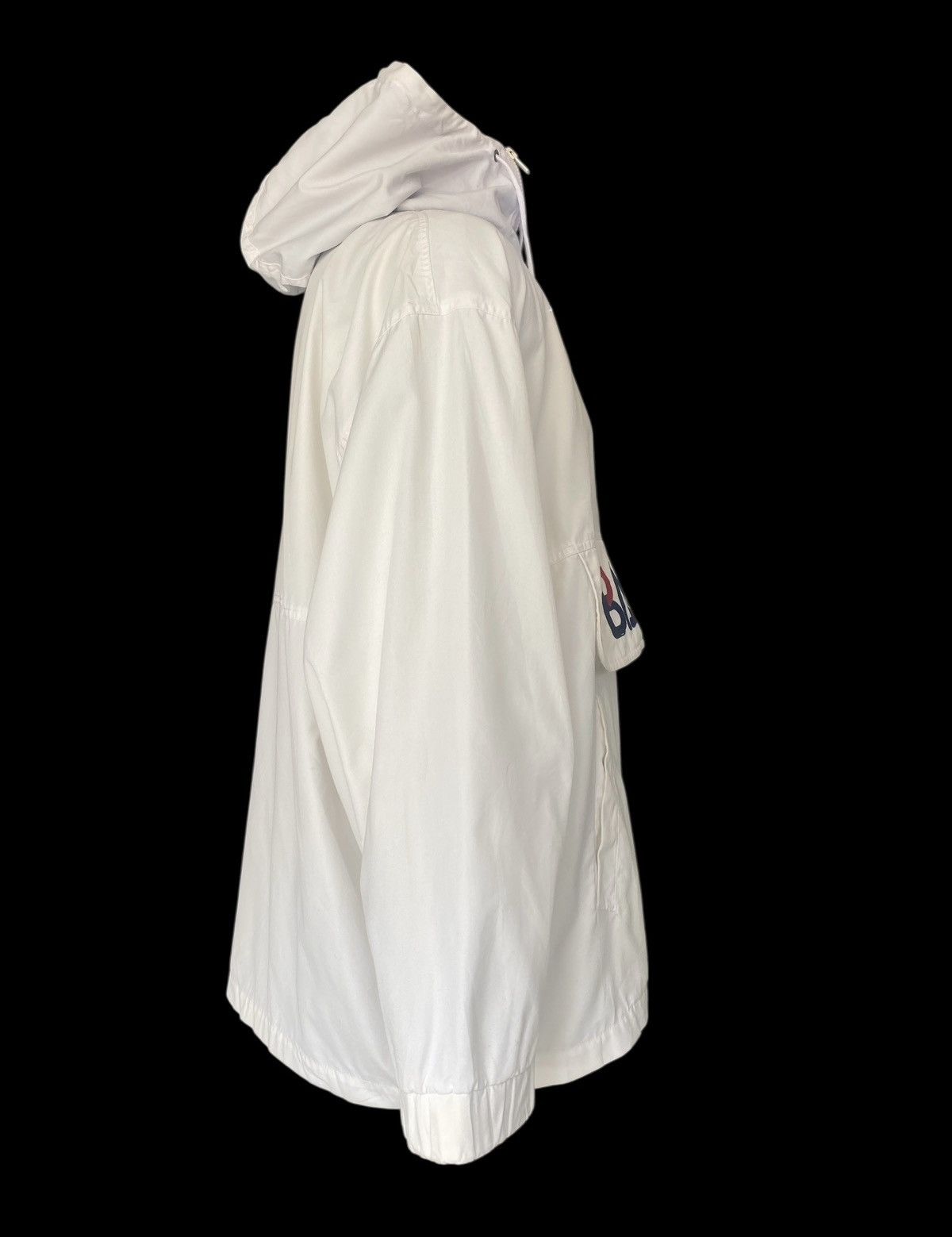 Japanese Brand Vintage BARREL ROLL Hoodie Anorak Cotton White Size US M / EU 48-50 / 2 - 7 Thumbnail