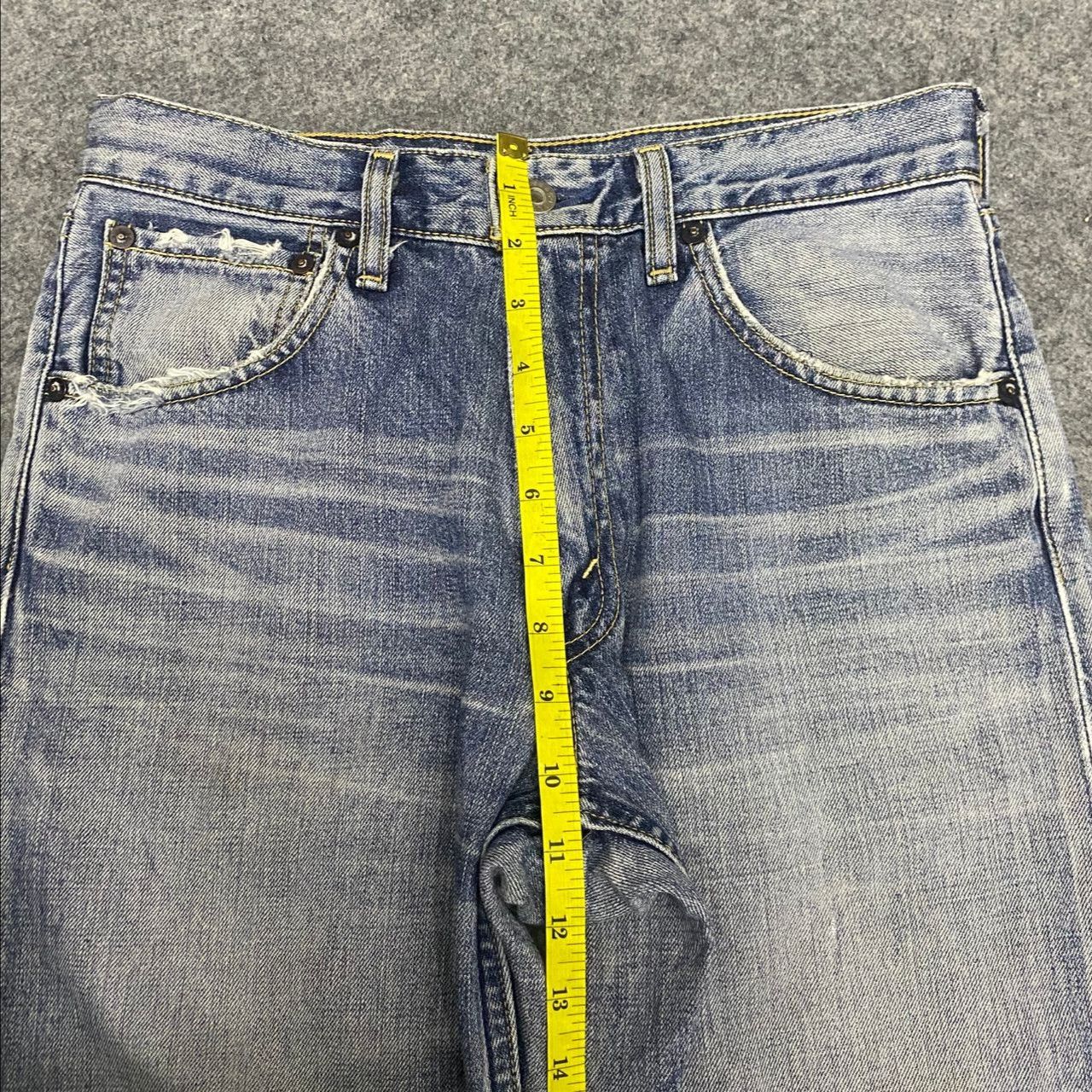 Levi's Vintage 90s Levis Distressed Denim Kurt Cobain Style Size US 30 / EU 46 - 8 Thumbnail