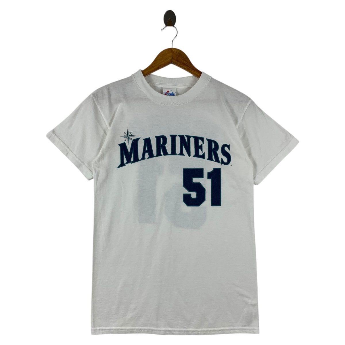 NBA × Vintage Vintage 90s SEATTLE MARINERS Ichiro printed tee Size US S / EU 44-46 / 1 - 1 Thumbnail