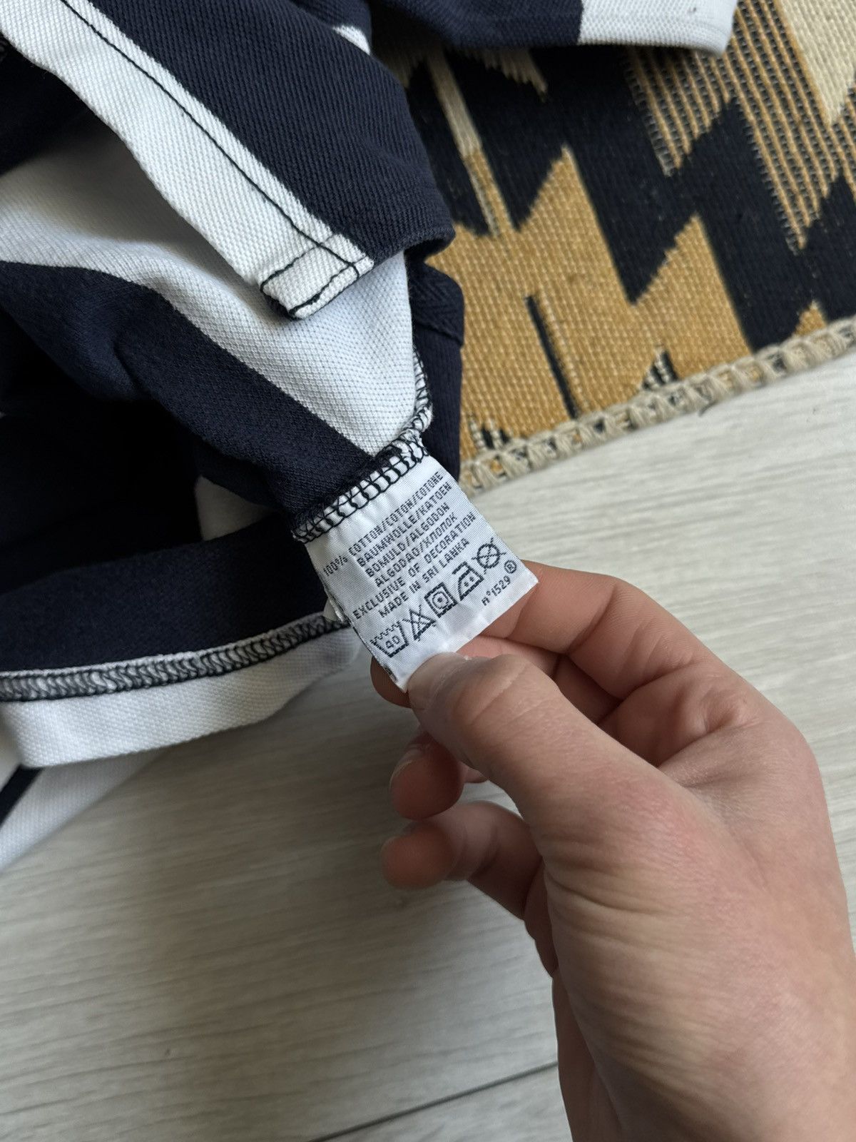 Polo Ralph Lauren Vintage Polo Ralph Lauren Stripped Rugby Longsleve Size US XL / EU 56 / 4 - 9 Thumbnail