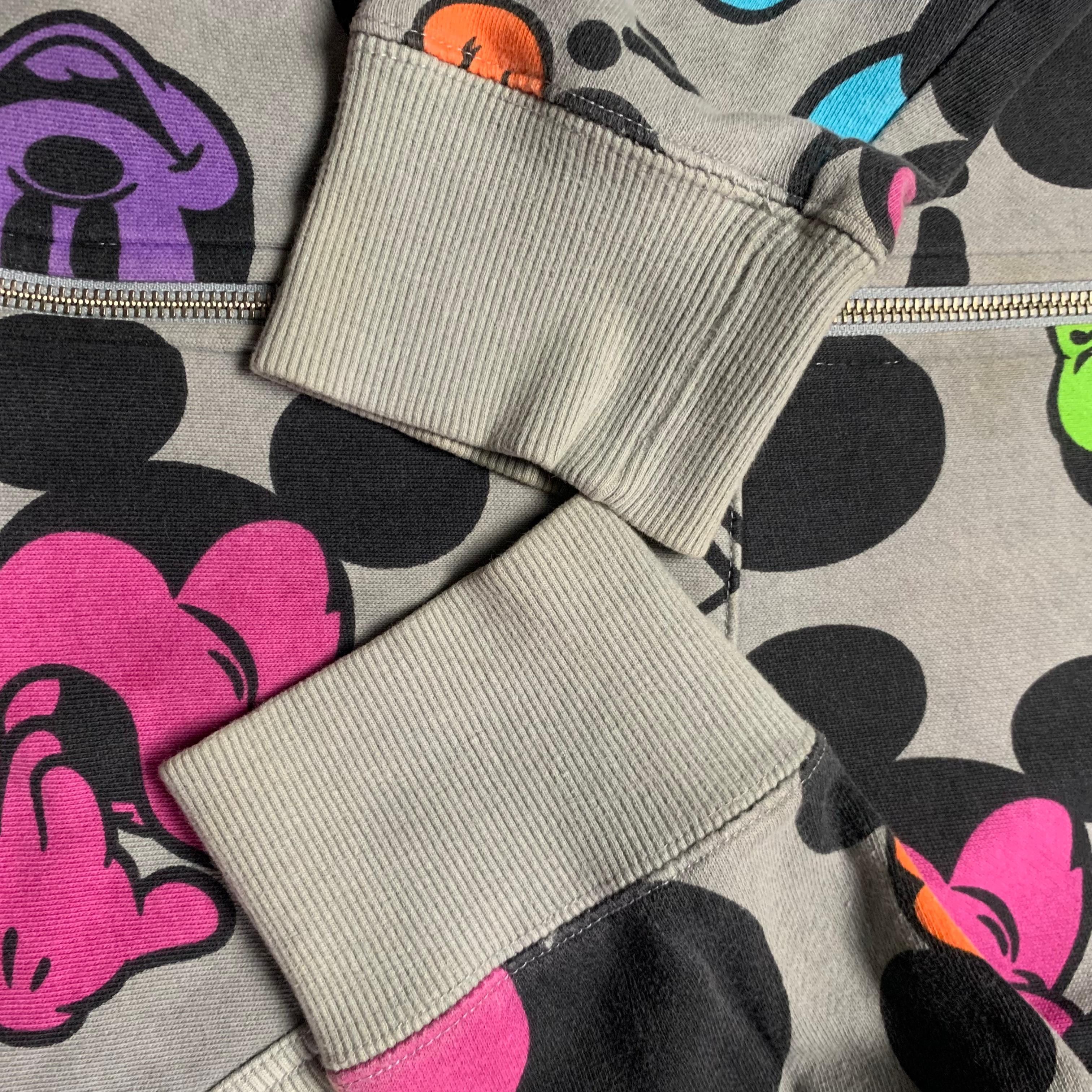 Disney Disney Mickey Full Print Zipper Hoodie Size US L / EU 52-54 / 3 - 4 Thumbnail