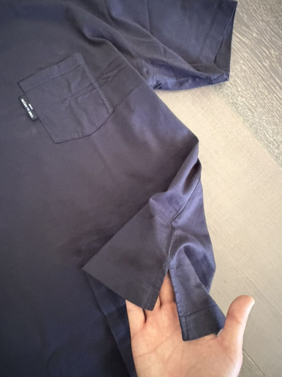 Comme des Garcons Homme Comme Des Garcons Homme Navy Pocket T-Shirt Size US XL / EU 56 / 4 - 5 Thumbnail