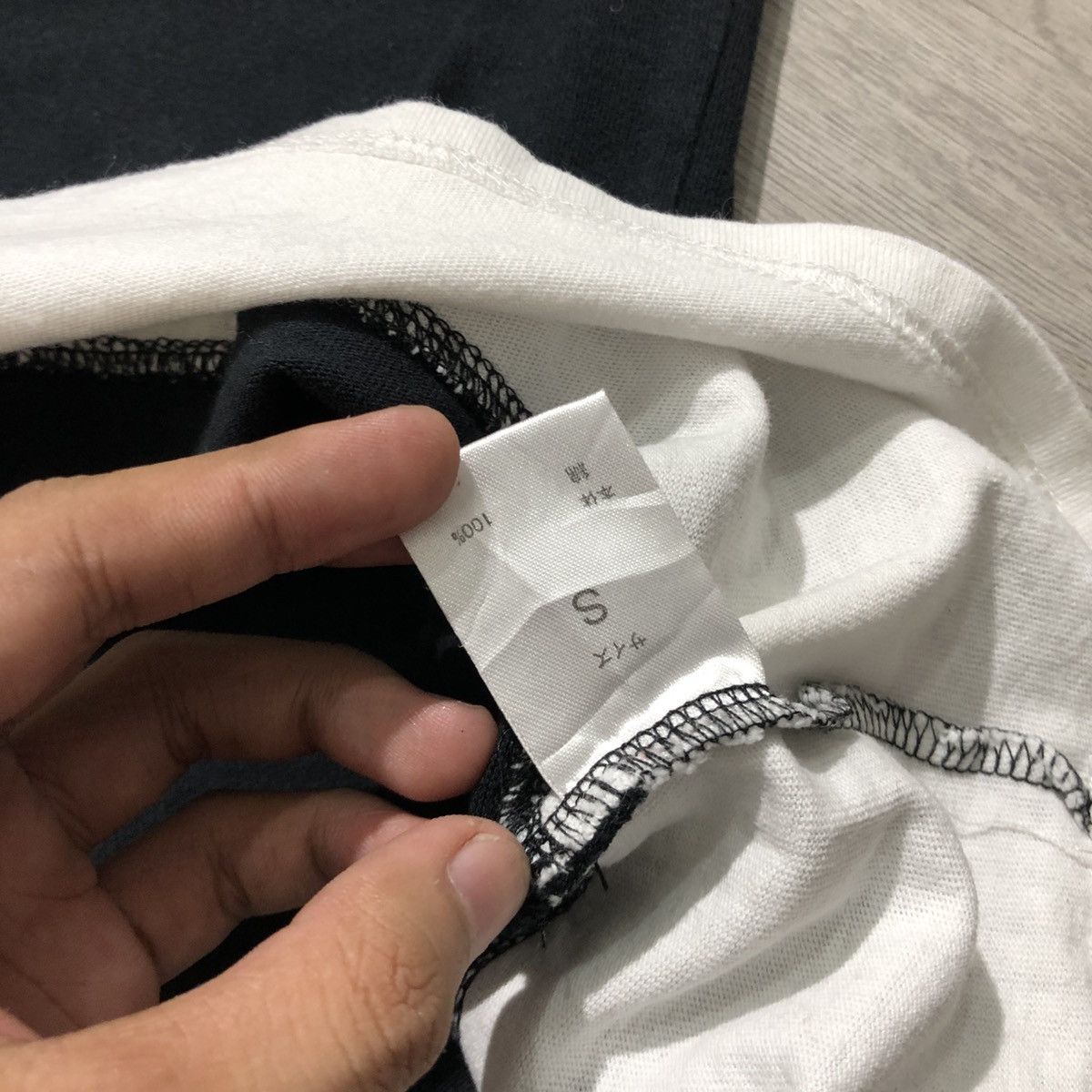 Number (N)ine Number (N)ine Denim / Travis Flacko Scott 2 Tone Pocket Tee Size US S / EU 44-46 / 1 - 11 Thumbnail