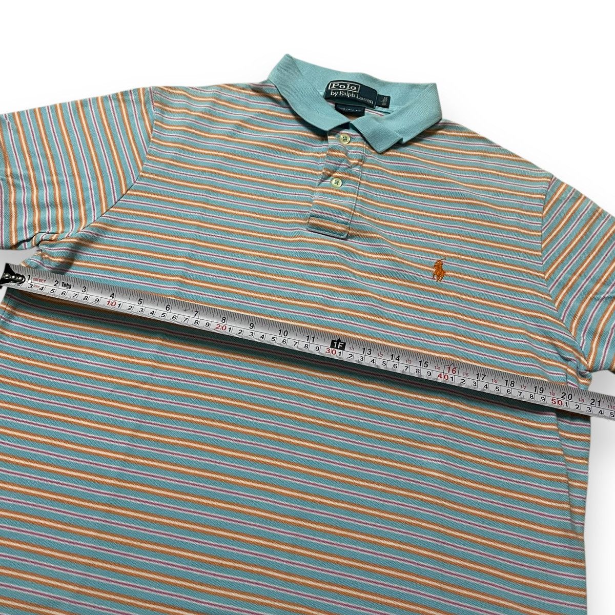 Polo Ralph Lauren Polo by Polo Ralph Lauren Custom Fit Stripe Soft Colourway Size US L / EU 52-54 / 3 - 6 Thumbnail