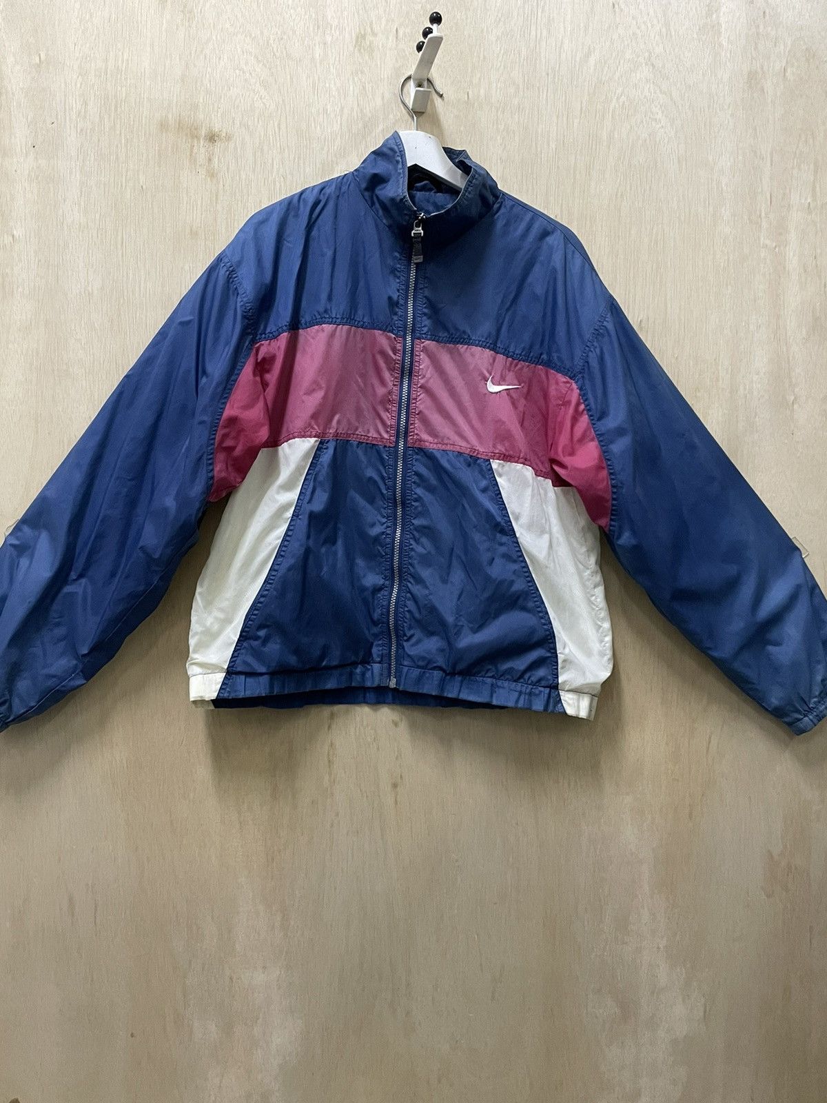 Nike Track Vintage Windbreaker Y2K Drill Swoosh Jacket Retro