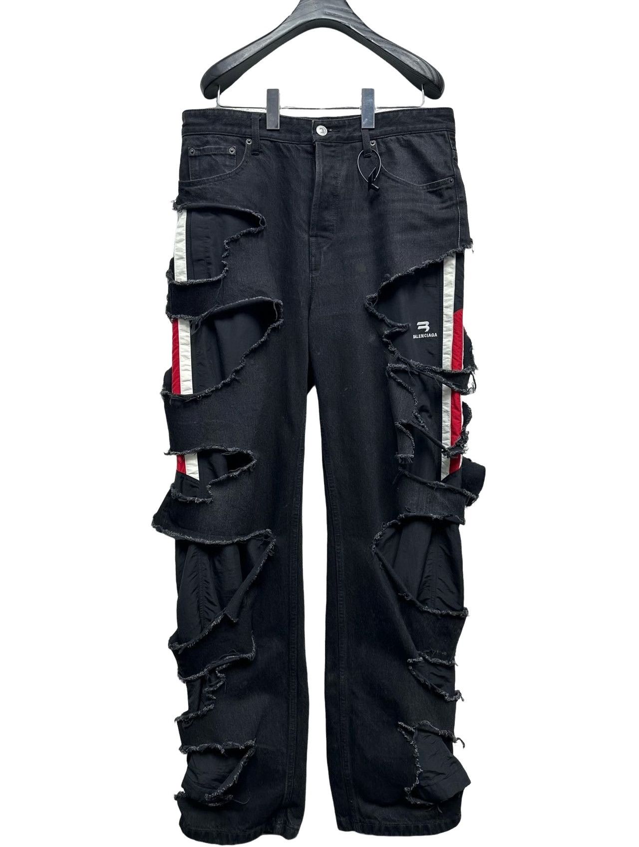 Balenciaga Balenciaga Distressed Denim Jeans Size M Size US 32 / EU 48 - 1 Thumbnail