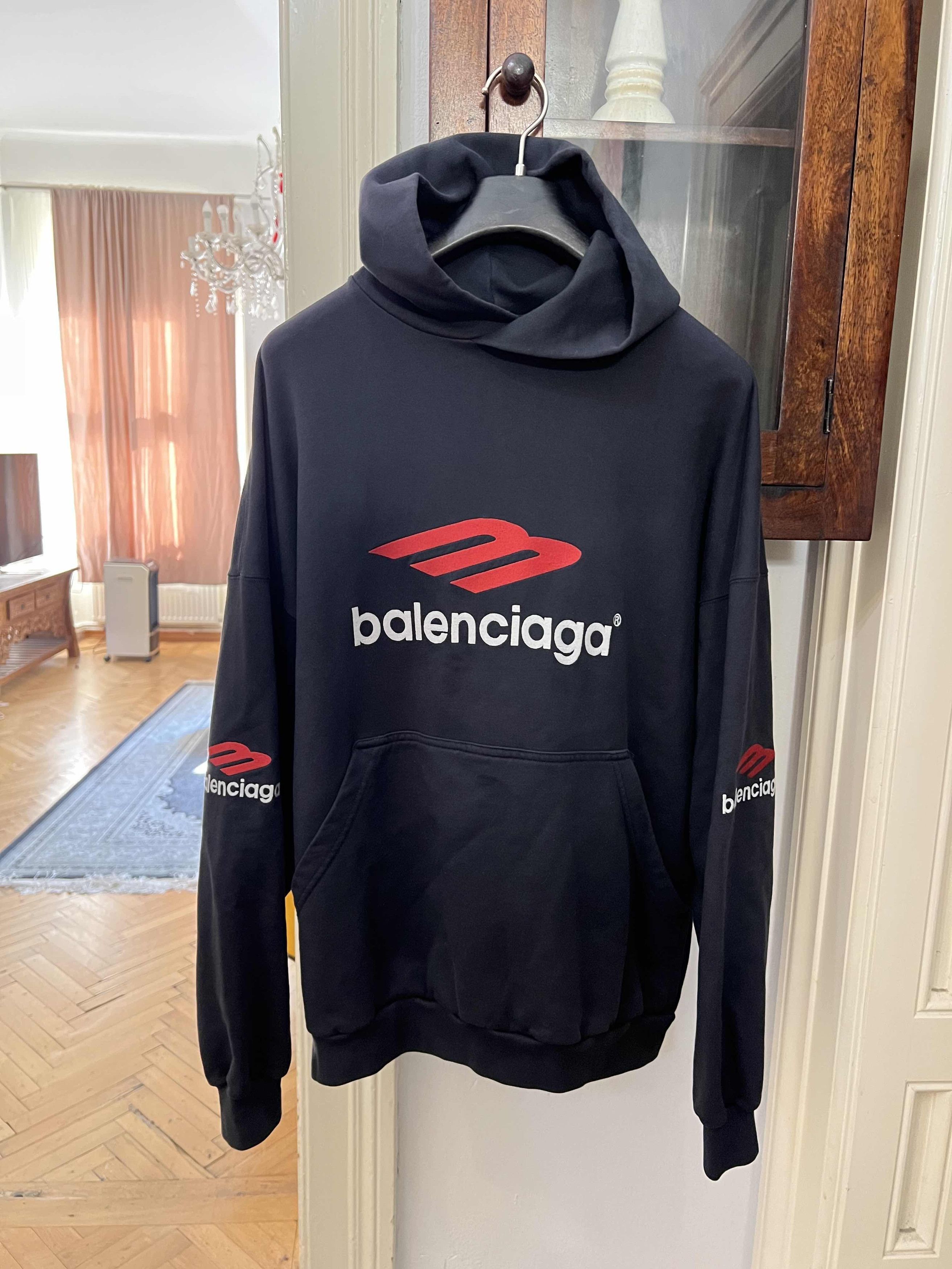 Balenciaga 3B Logo Sports Icon Hoodie