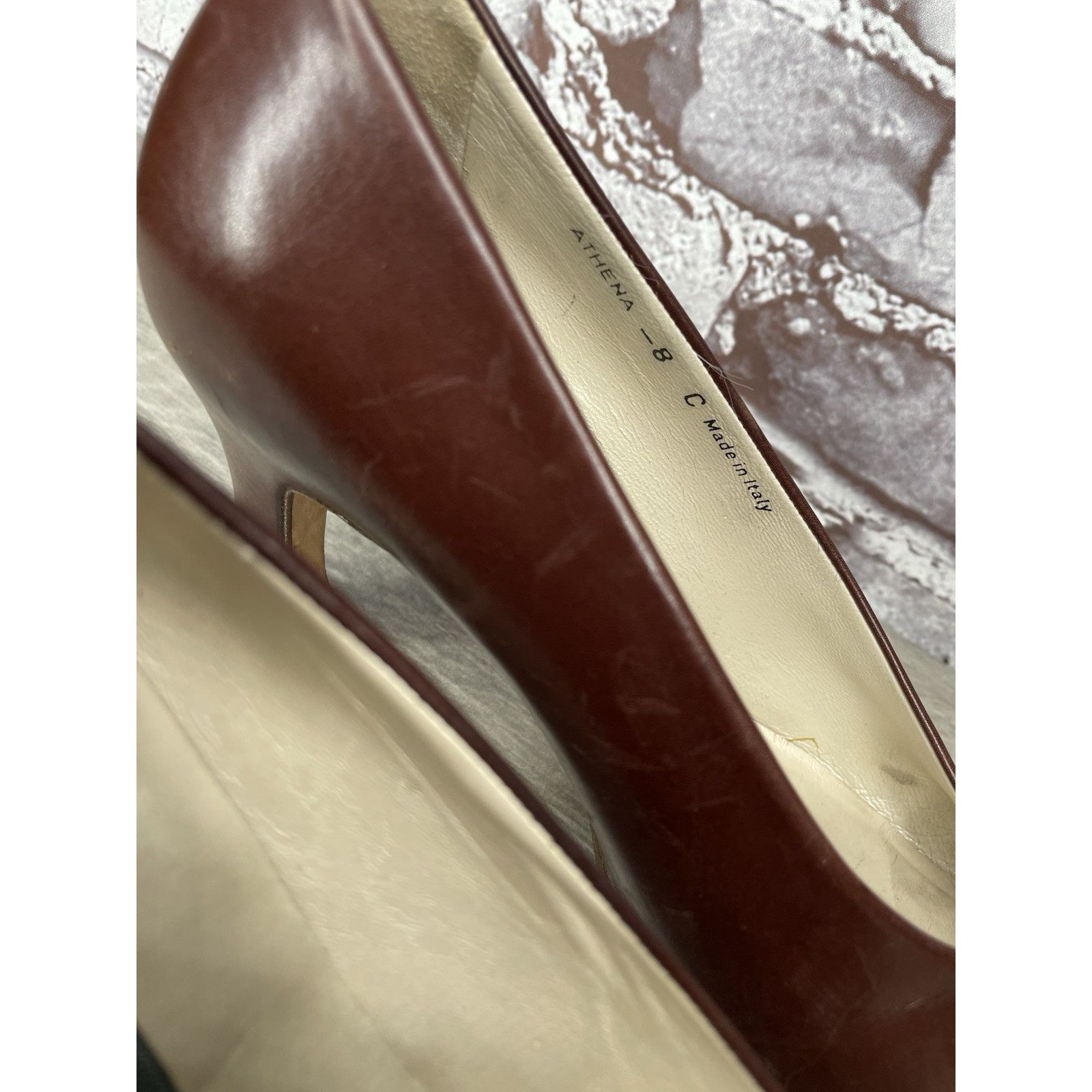 Bally Bally Athena Brown Leather Pointed Toe Pumps Dress Heels Wom Size US 8 / IT 38 - 7 Thumbnail