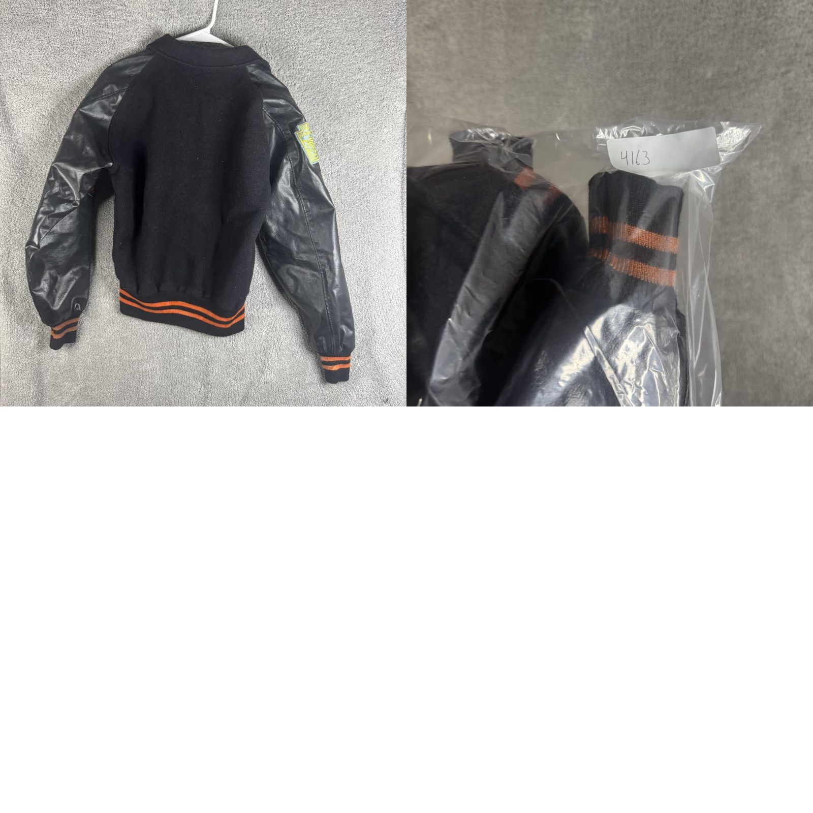 Vintage VINTAGE Teens Small Black Wool Leather Band UIL 70s Letterman Varsity Jacket Size US S / EU 44-46 / 1 - 9 Thumbnail