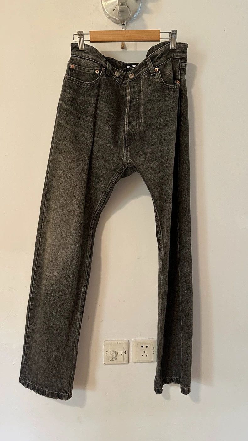 Balenciaga Balenciaga Dark grey jeans Size US 29 - 3 Thumbnail
